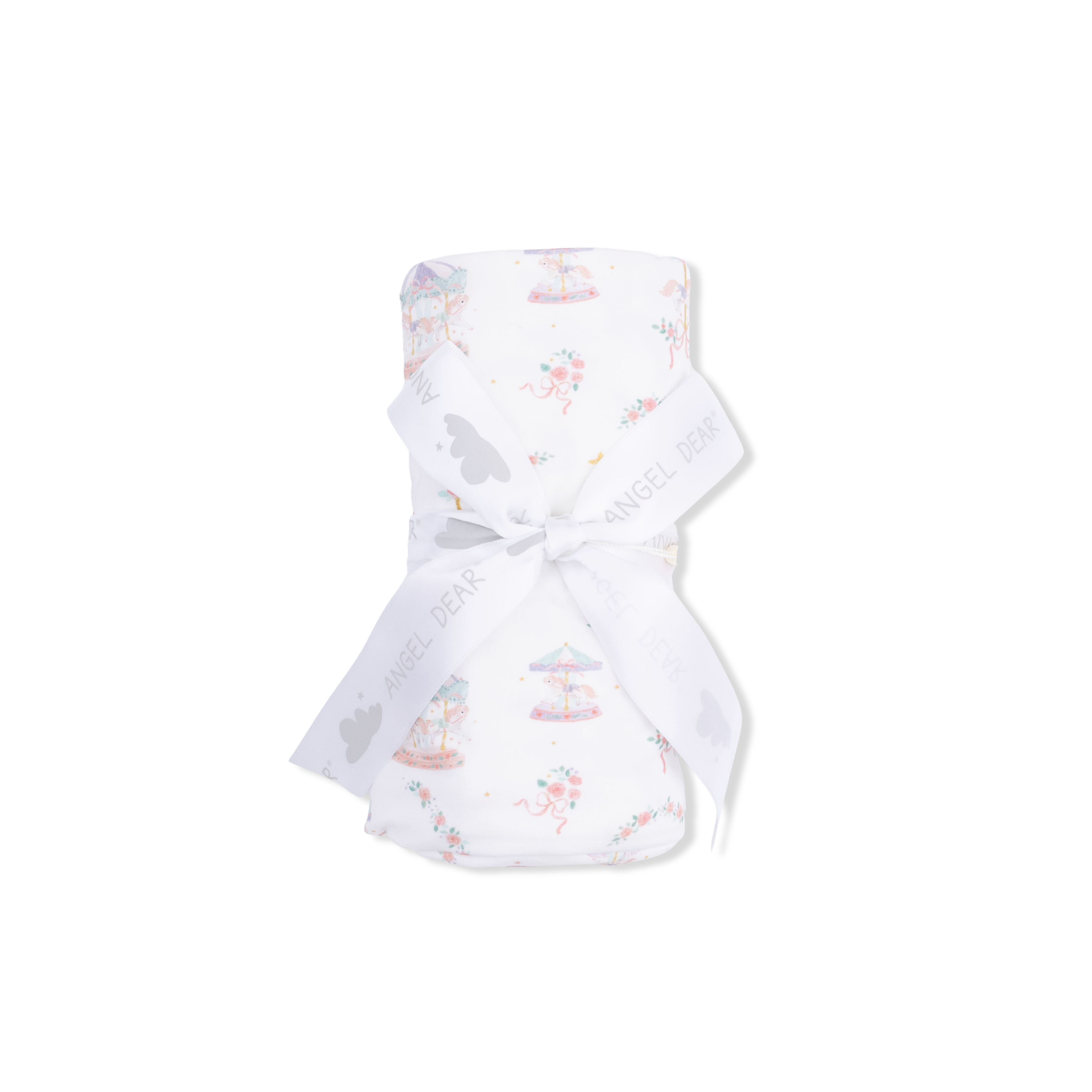 Carousel with Bows - Swaddle Blanket-Angel Dear
