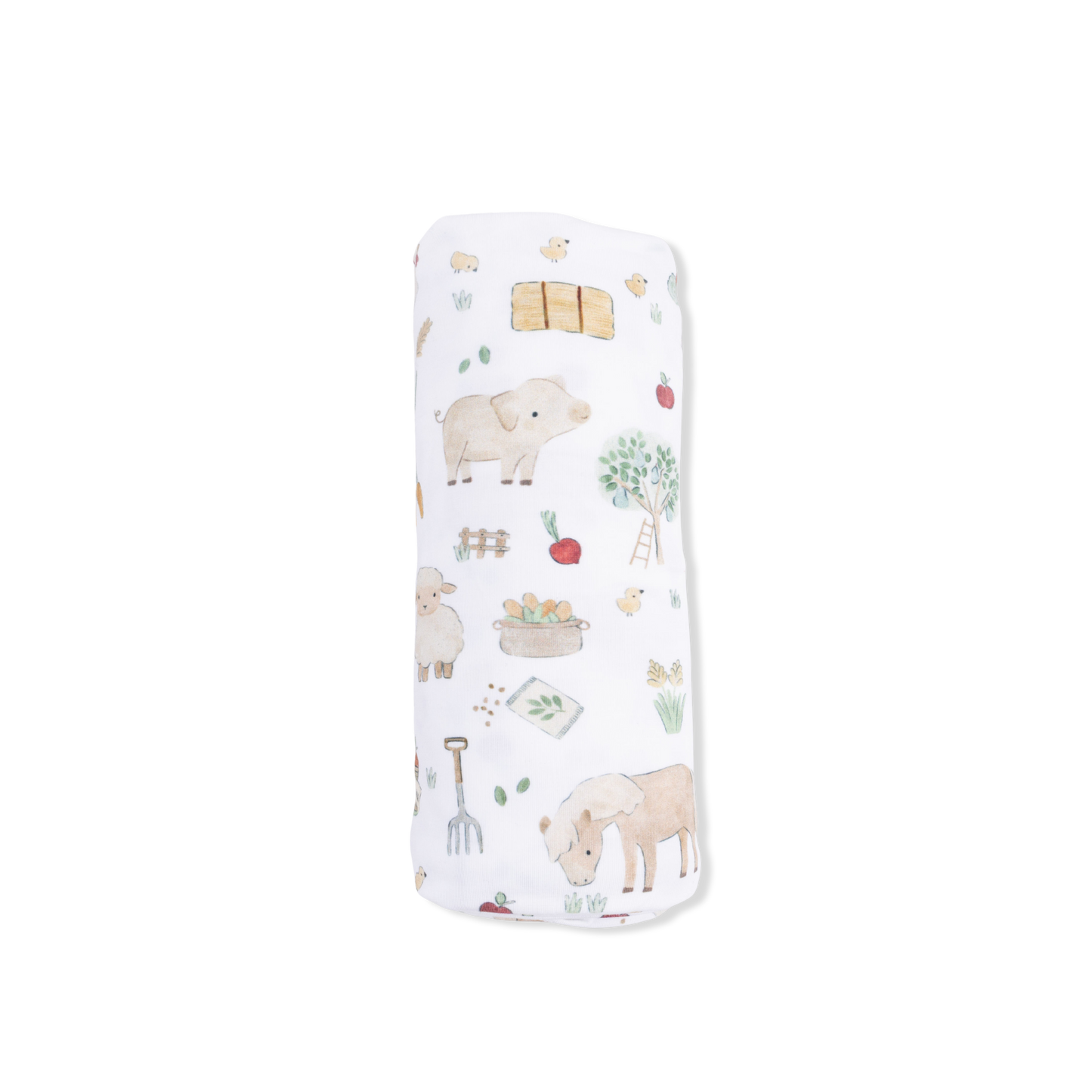 Cute Farm Animals Uni - Swaddle Blanket-Angel Dear