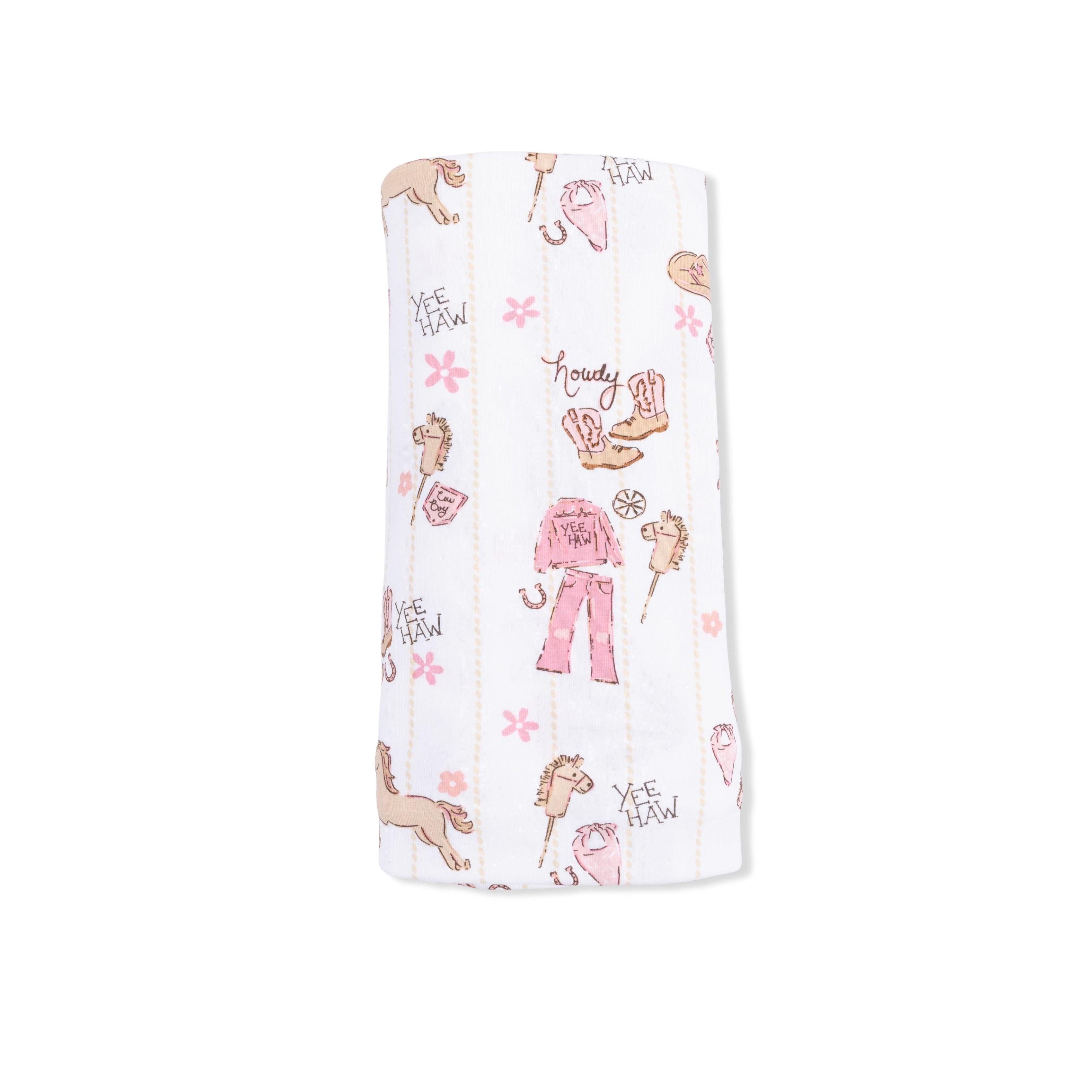Cowgirl Nursery - Swaddle Blanket-Angel Dear