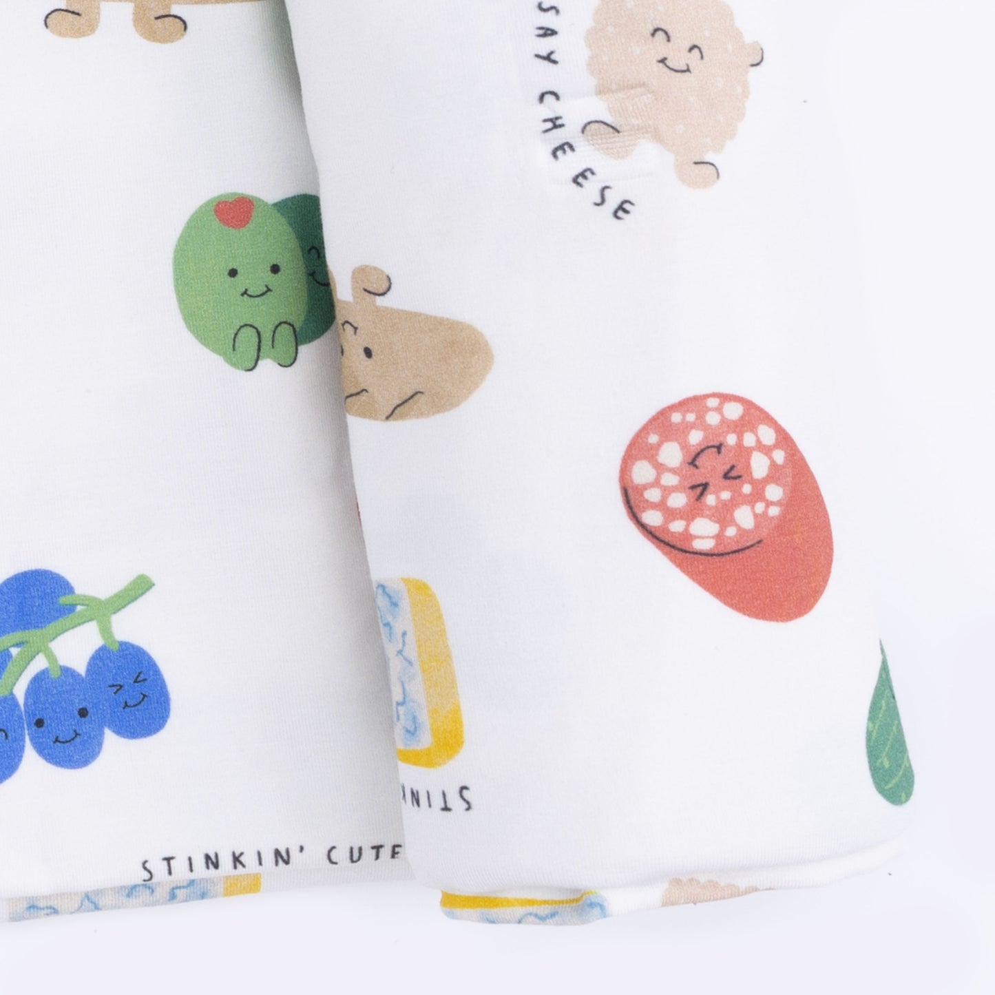 Charcuterie Cuties - Swaddle Blanket