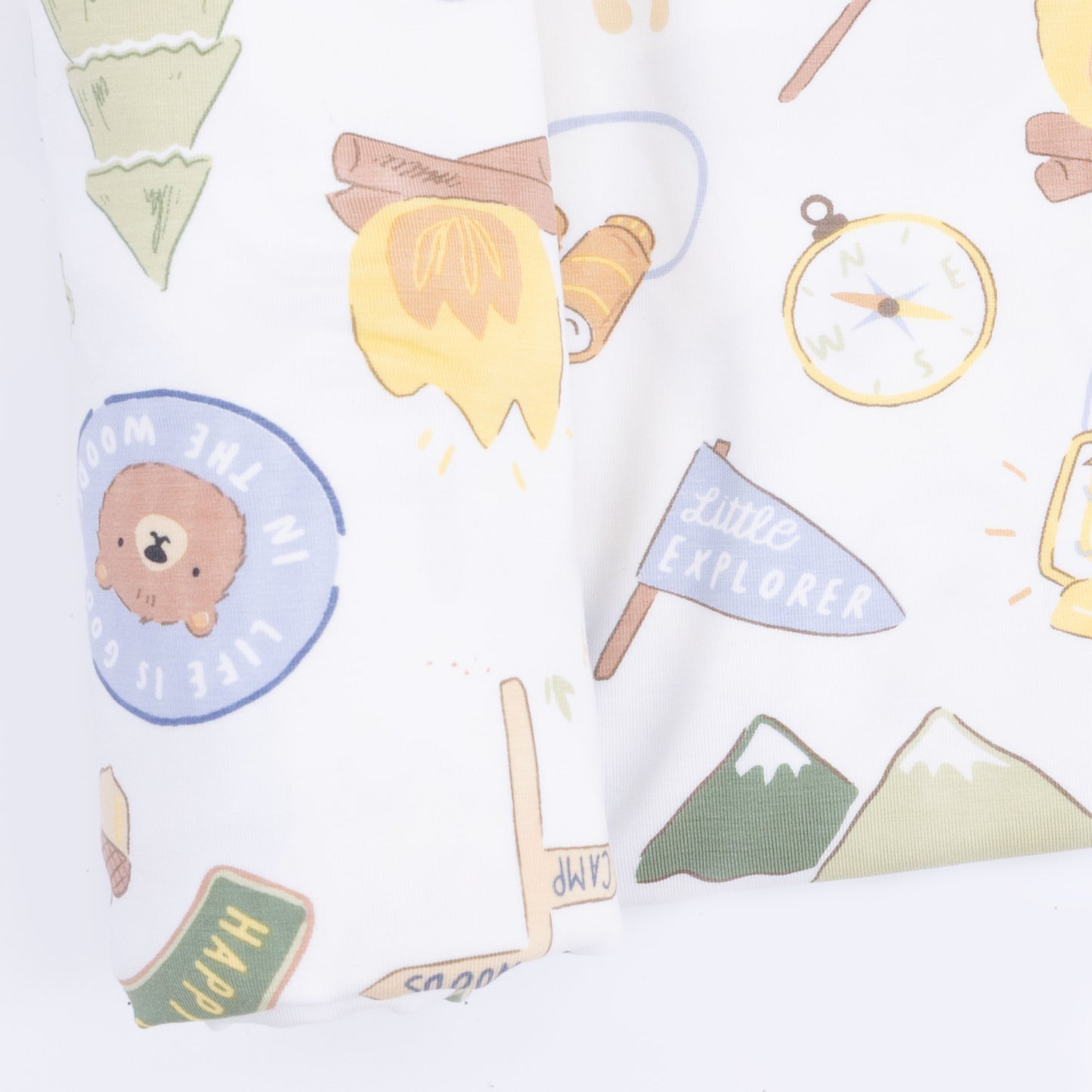 Camping Blue - Swaddle Blanket