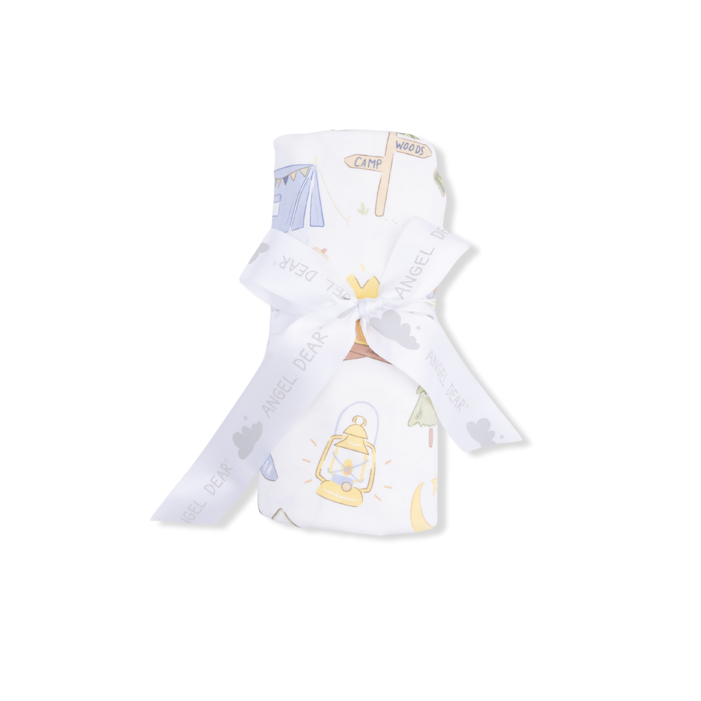 Camping Blue - Swaddle Blanket-Angel Dear