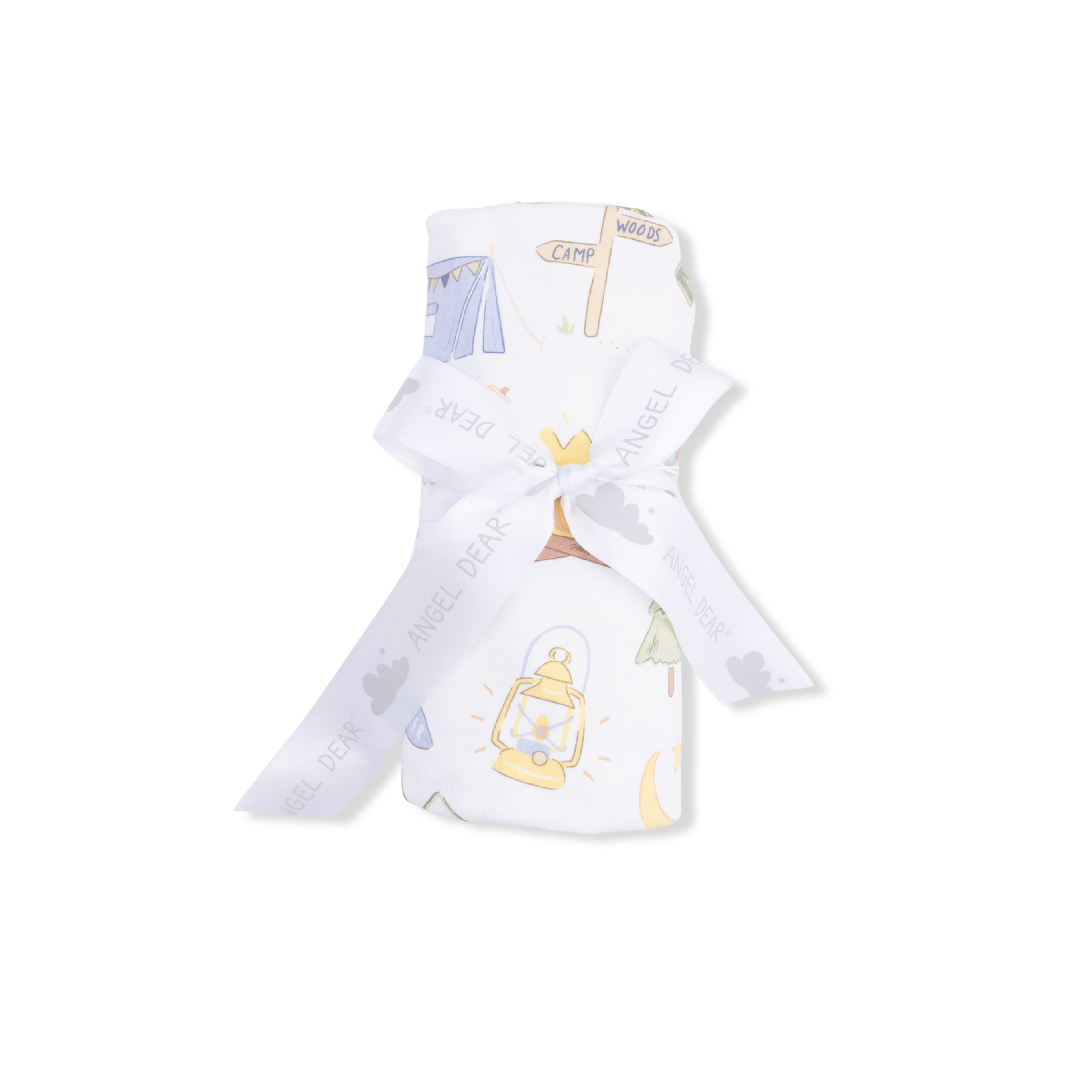 Camping Blue - Swaddle Blanket-Angel Dear
