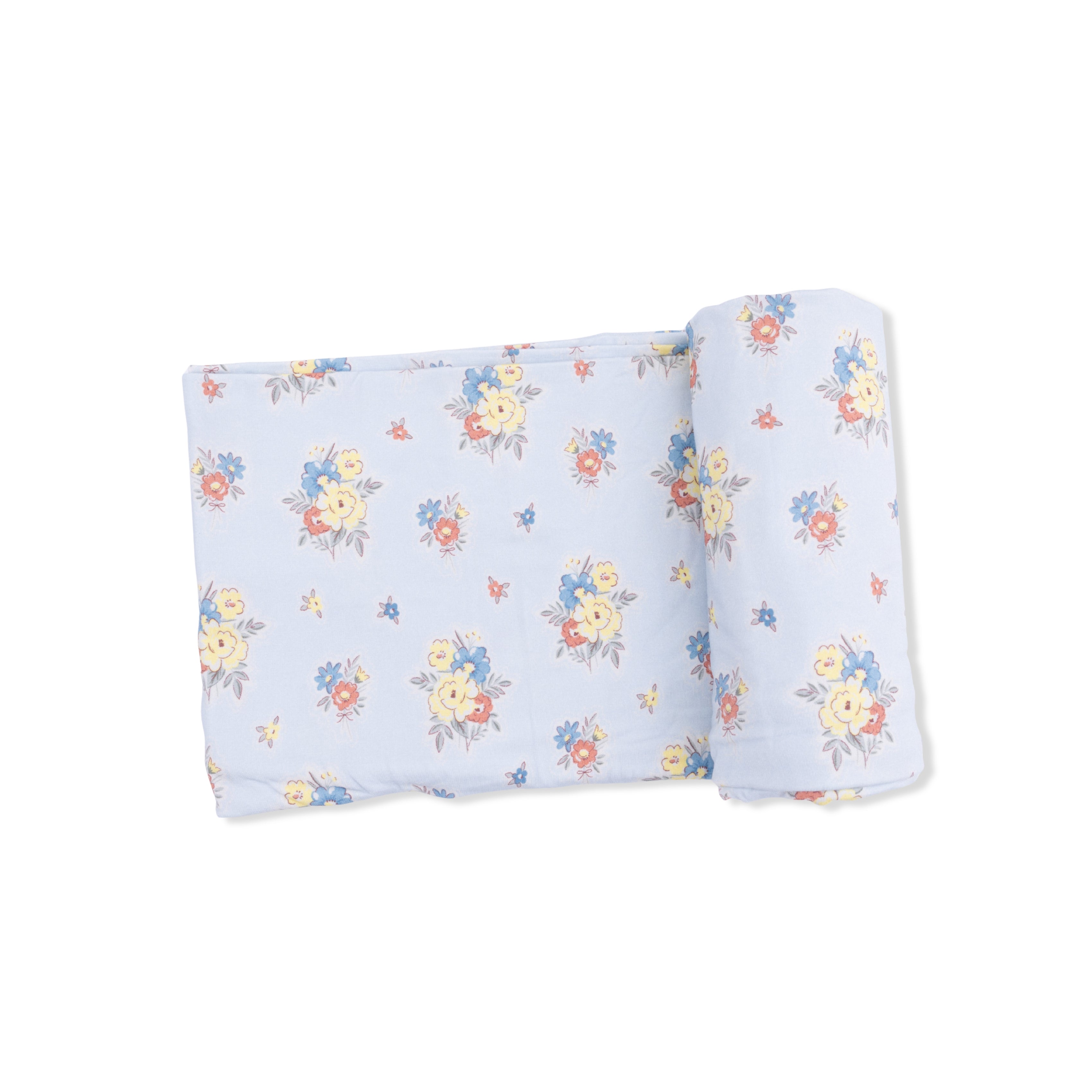 Country Stitch Floral  - Swaddle Blanket-Angel Dear