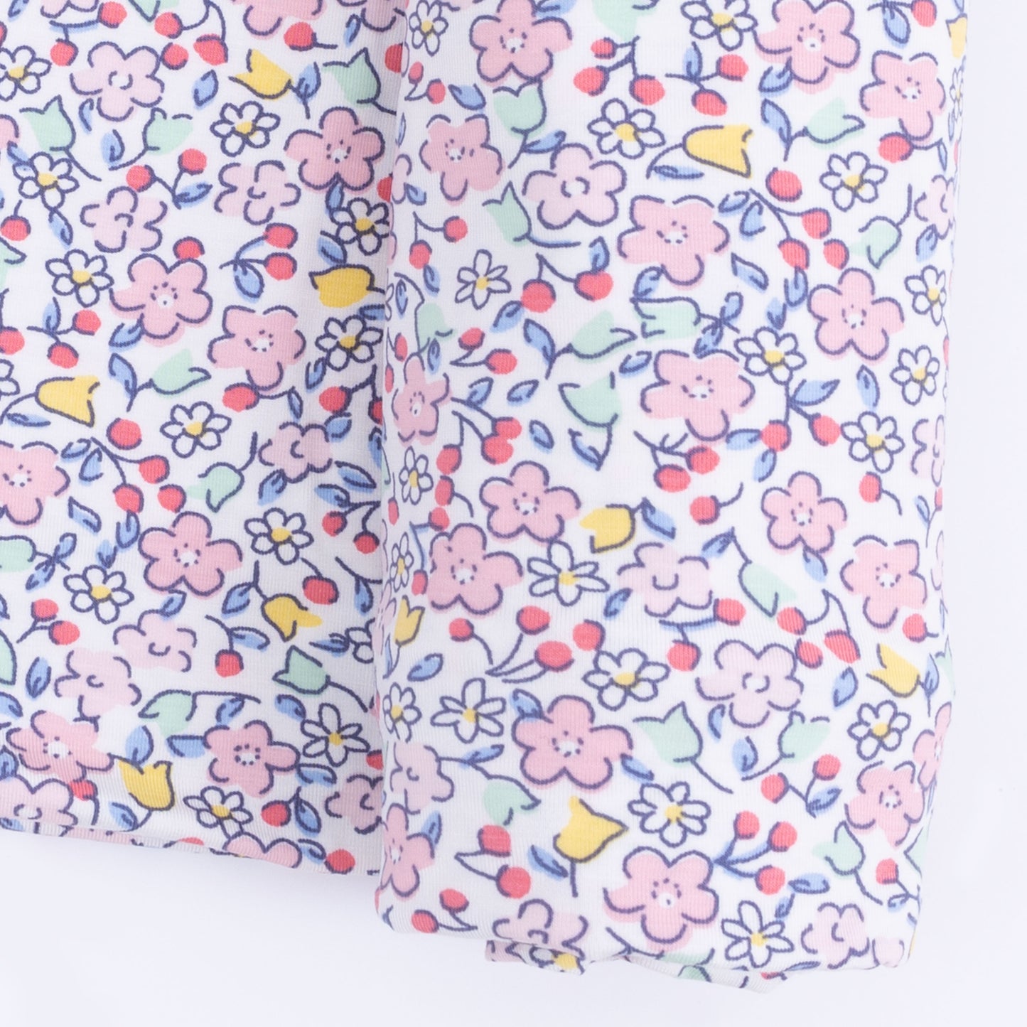 Elizabeth's Garden - 2 Way Ruffle Back Zipper Footie & Swaddle Blanket Set