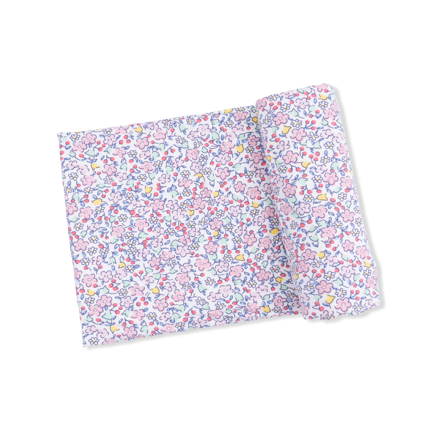 Elizabeth's Garden -2 Way Ruffle Back Zipper Footie & Swaddle Blanket Set-Angel Dear