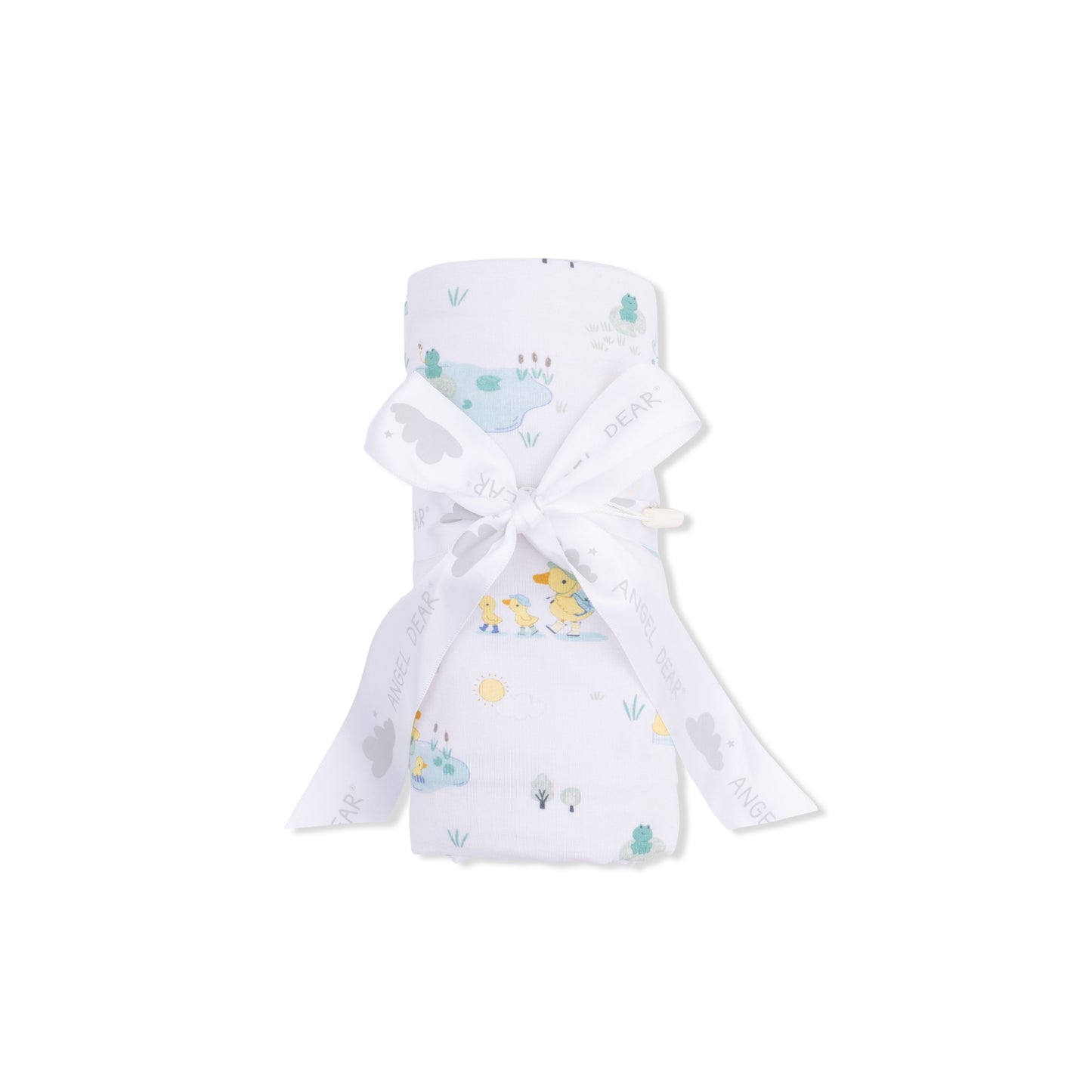 Frog and Duck Pond - Swaddle Blanket-Angel Dear