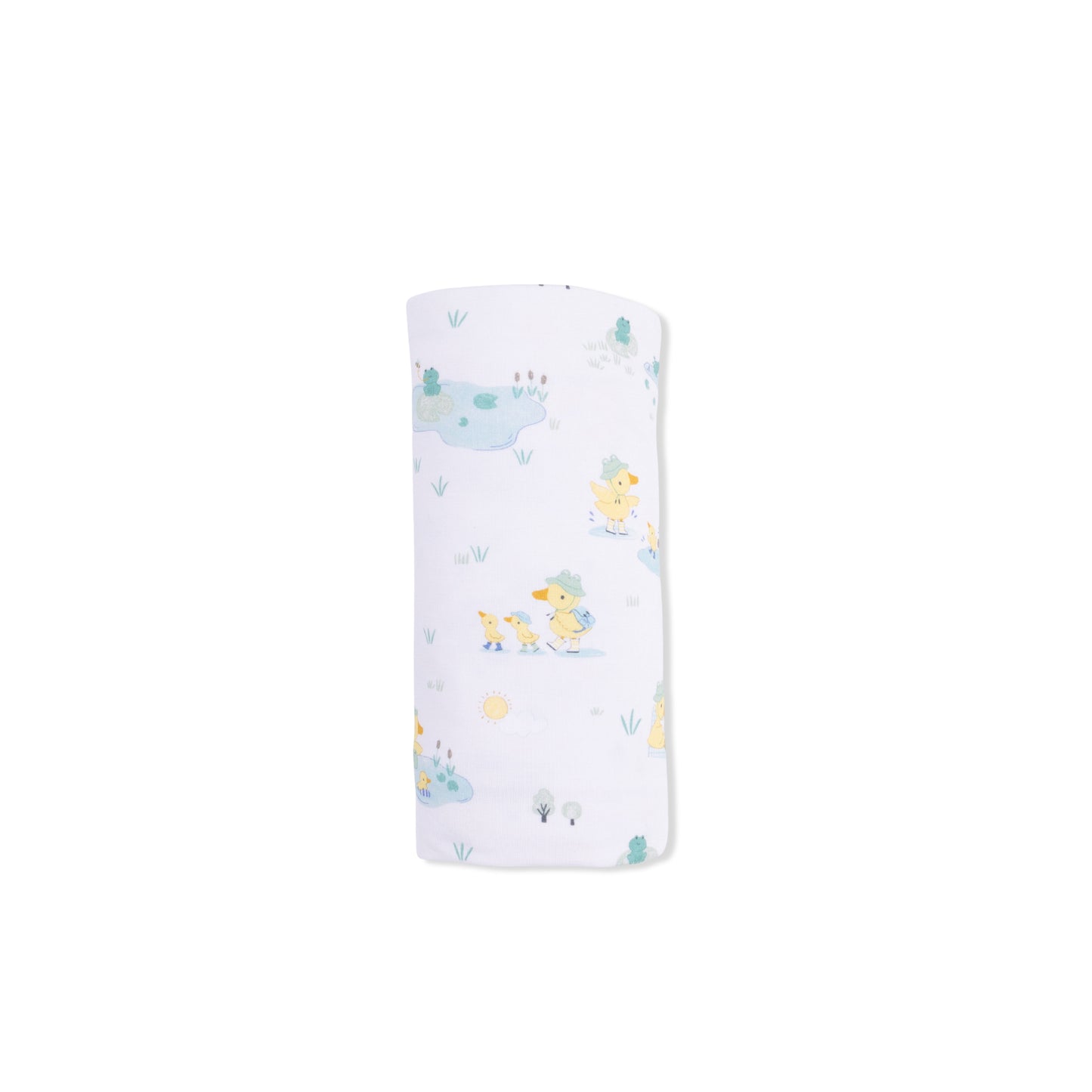 Frog and Duck Pond - Swaddle Blanket-Angel Dear