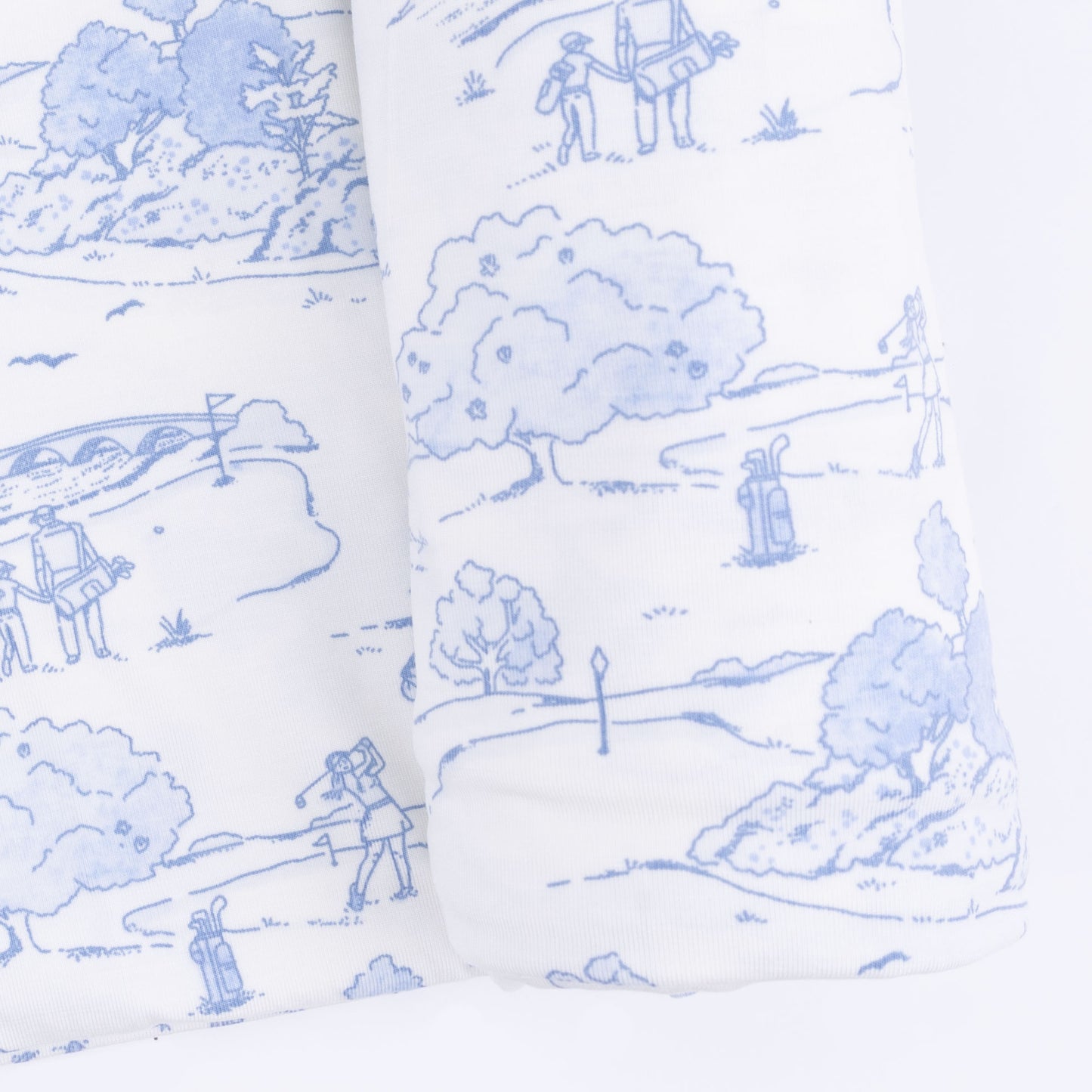 Golf Toile - Swaddle Blanket