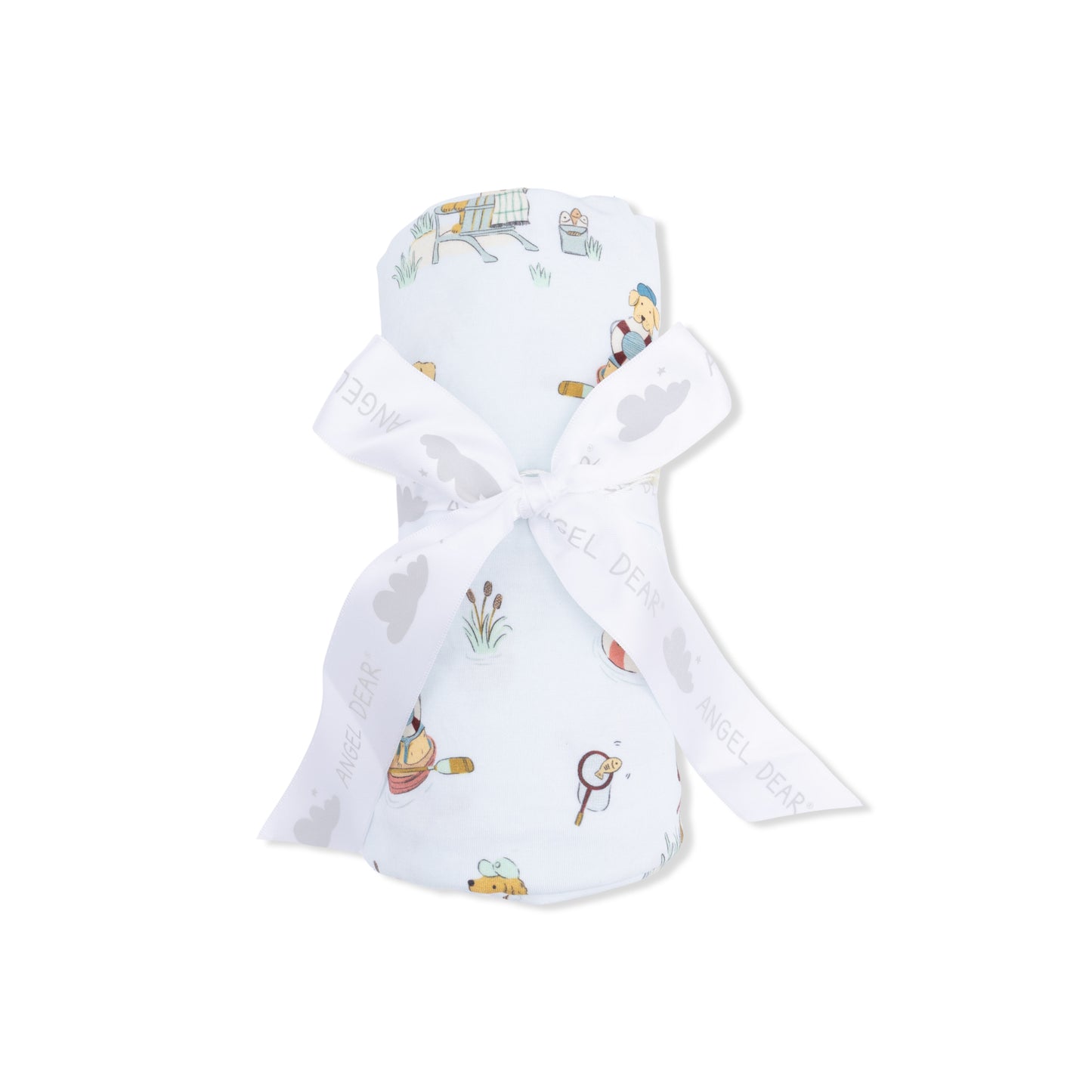 Lake Buddy Dogs - 2 Way Zipper Footie & Swaddle-Angel Dear