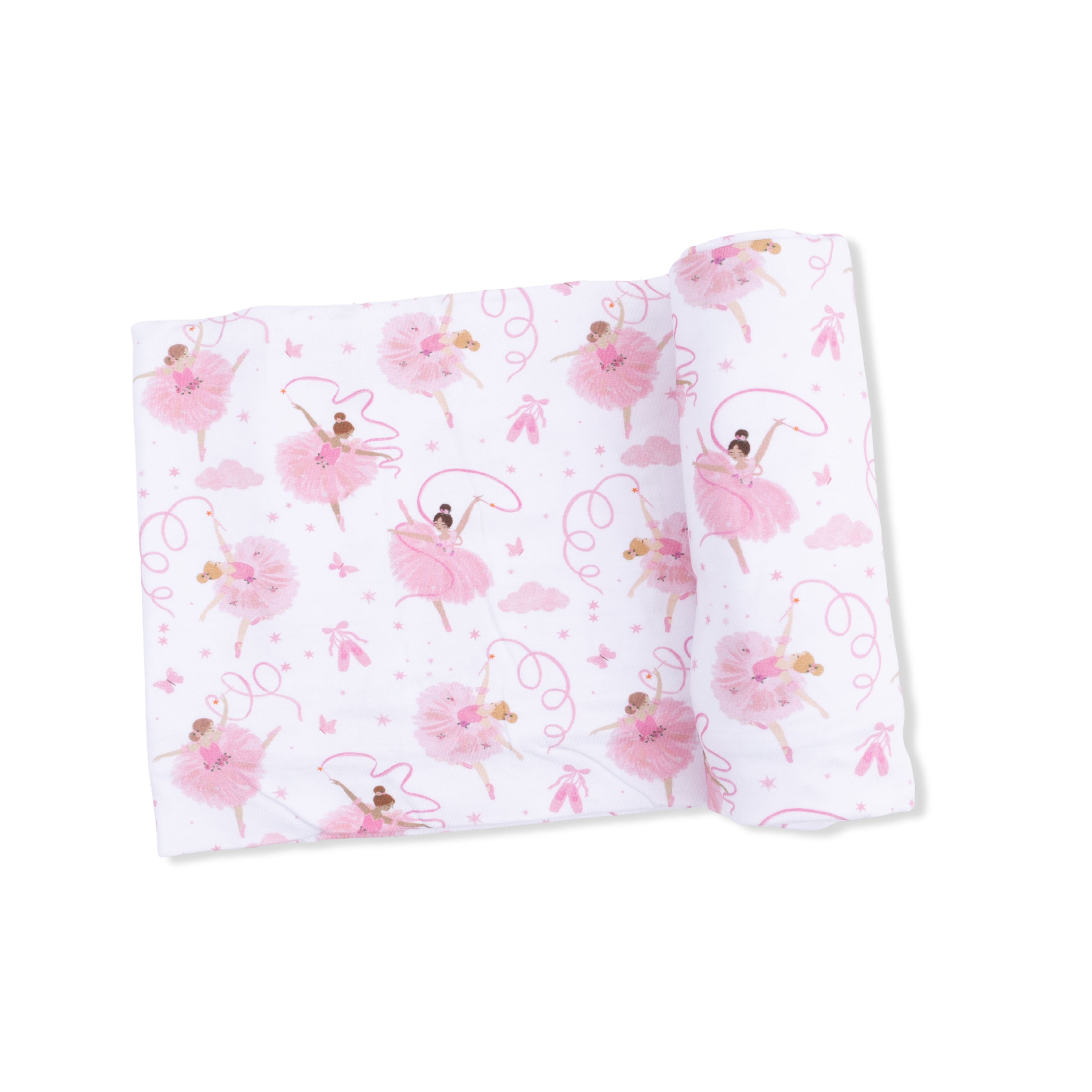 Ribbon Ballerinas - Swaddle Blanket-Angel Dear