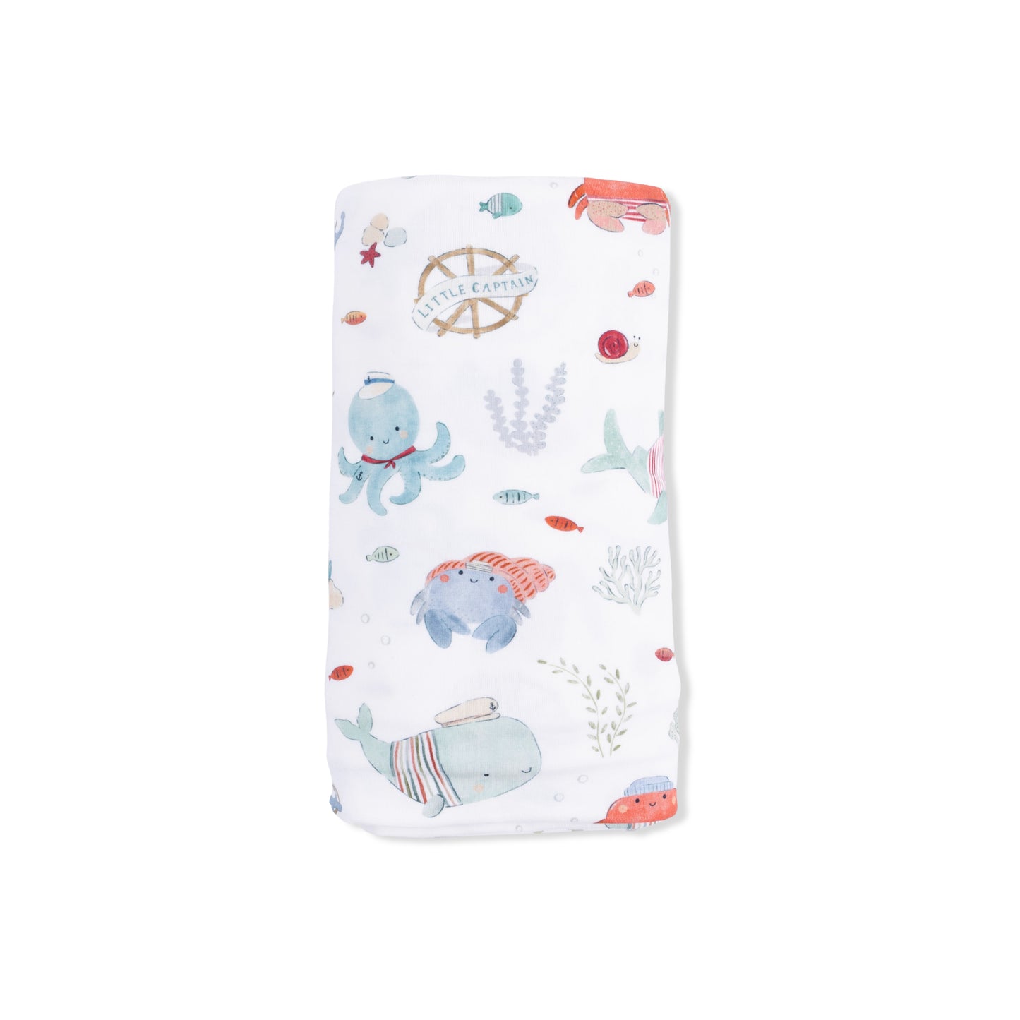 Sailor Sea Creatures - Swaddle Blanket-Angel Dear