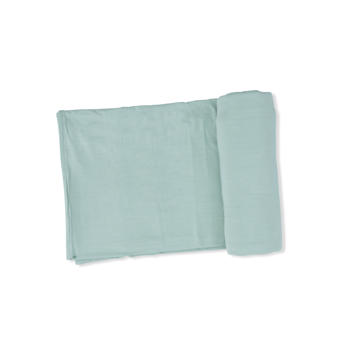 Solid Misty Blue - Swaddle Blanket-Angel Dear