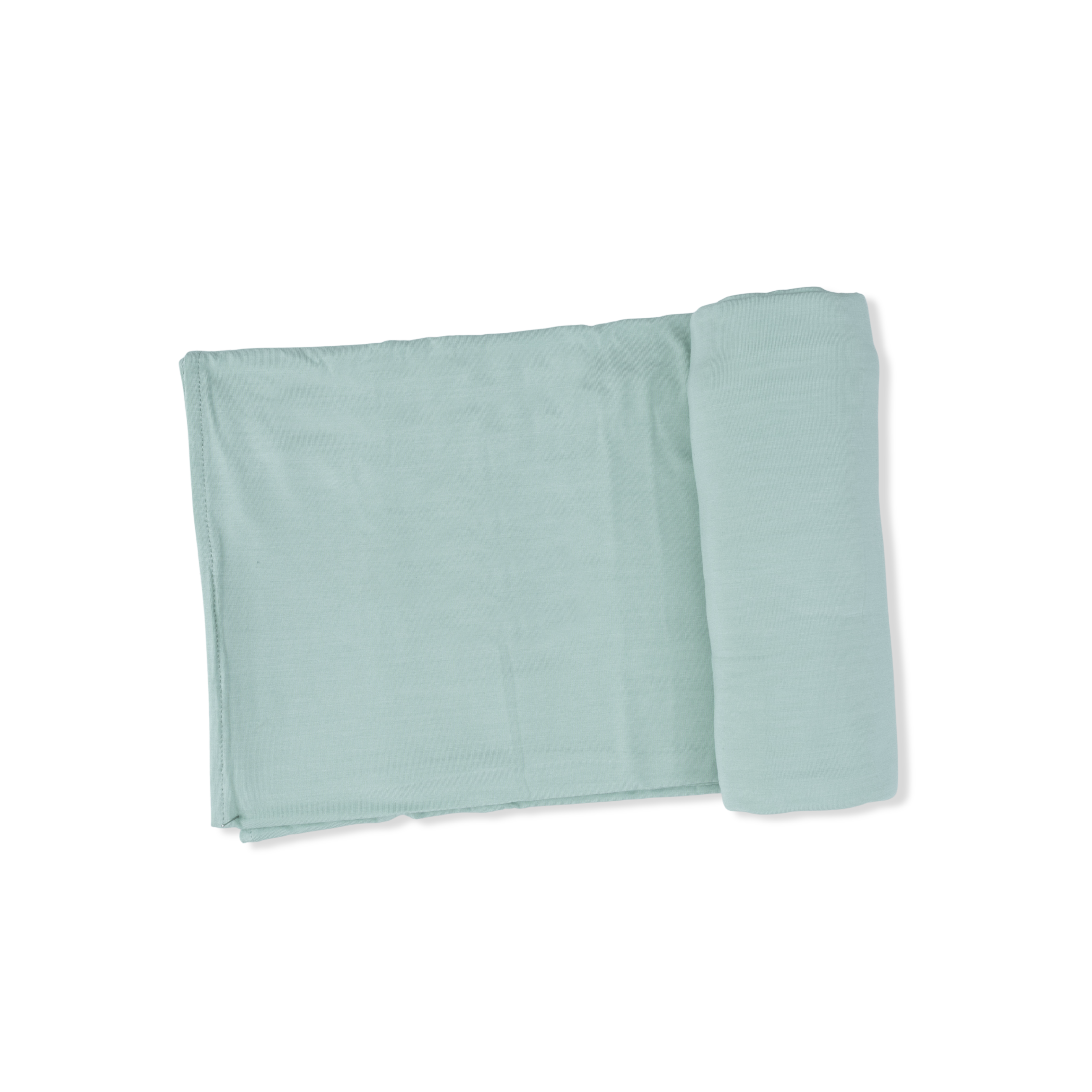 Solid Misty Blue - Swaddle Blanket-Angel Dear