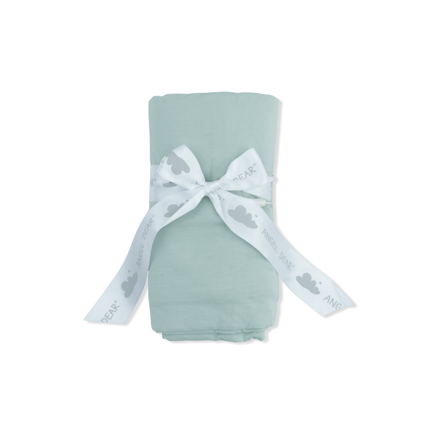 Solid Misty Blue - Swaddle Blanket-Angel Dear