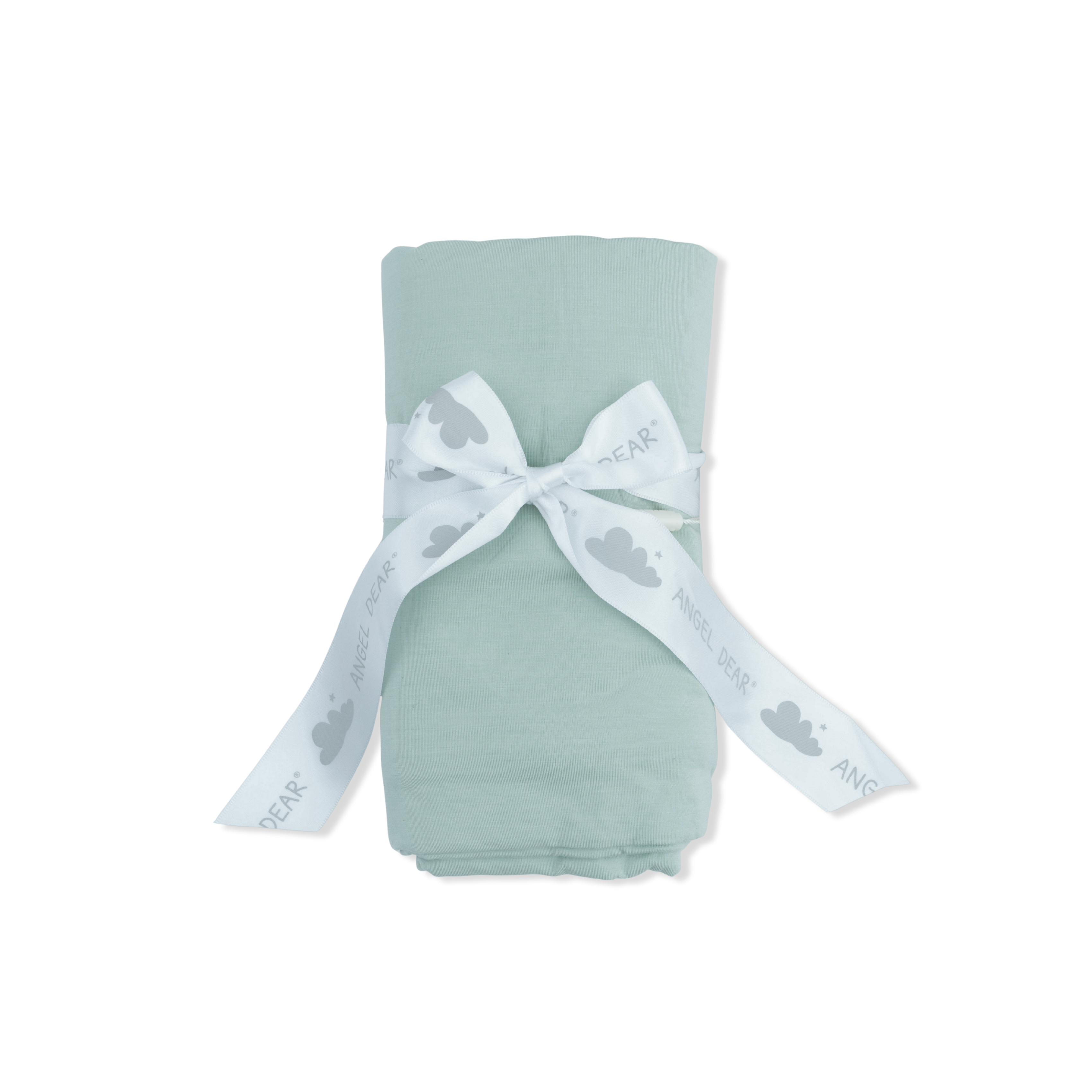 Solid Misty Blue - Swaddle Blanket-Angel Dear