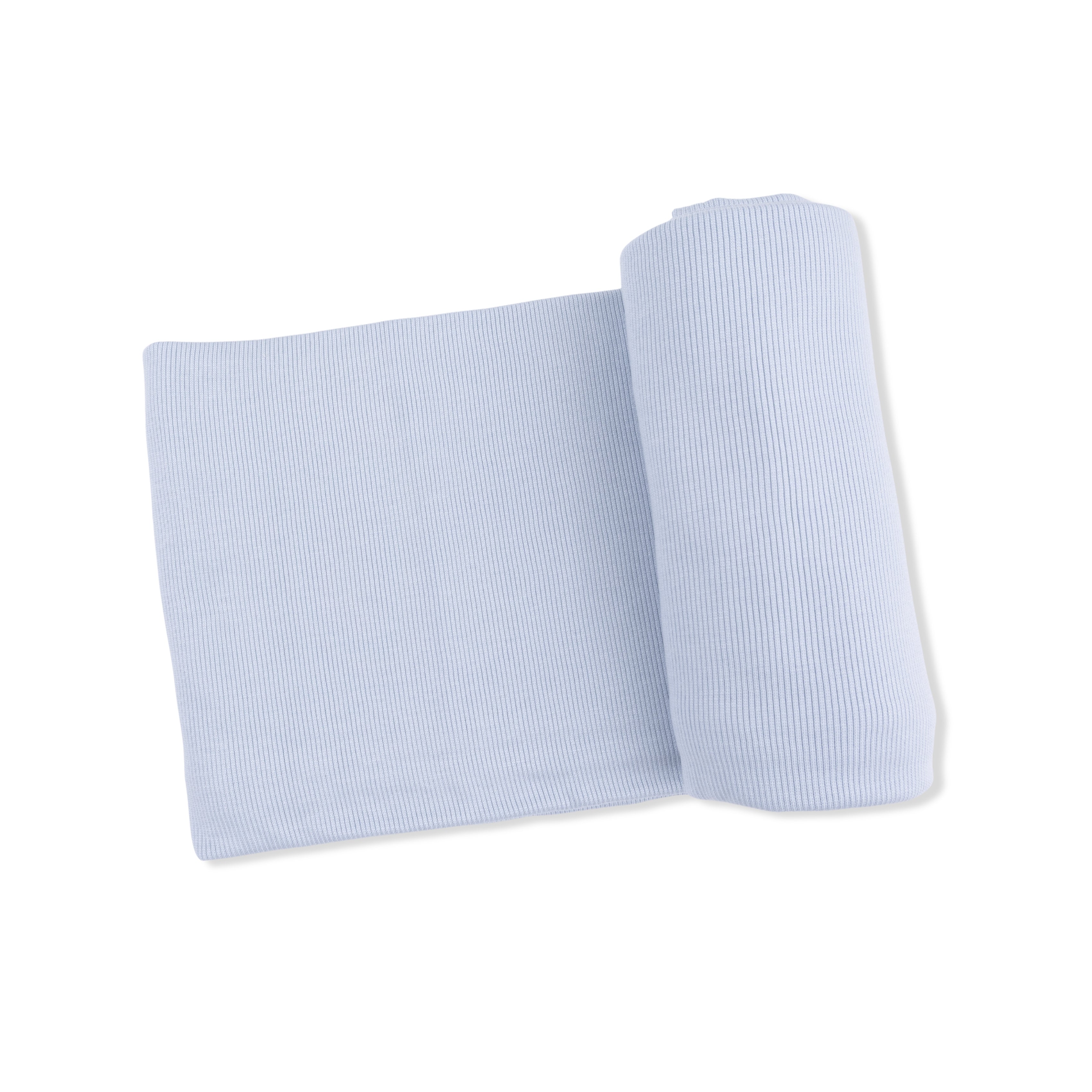 Solid Niagara Mist Rib- Swaddle-Angel Dear