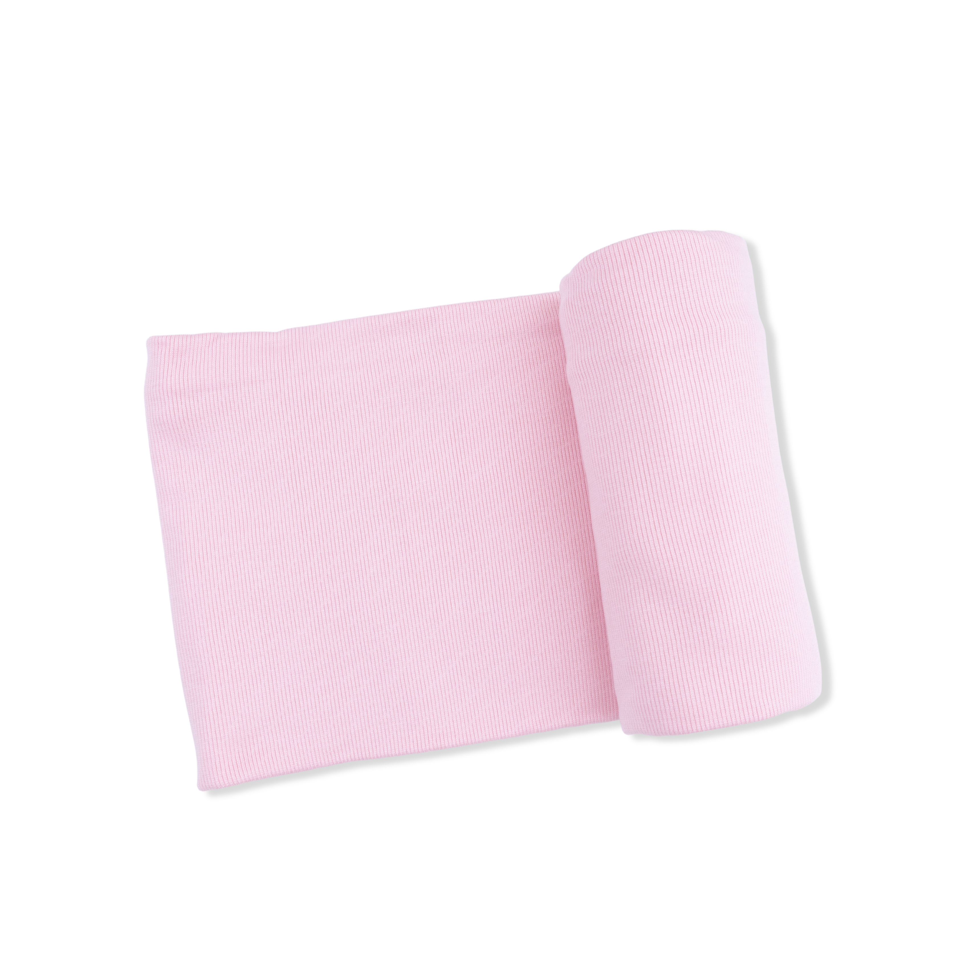 Solid Romance Rose Rib - Swaddle Blanket-Angel Dear