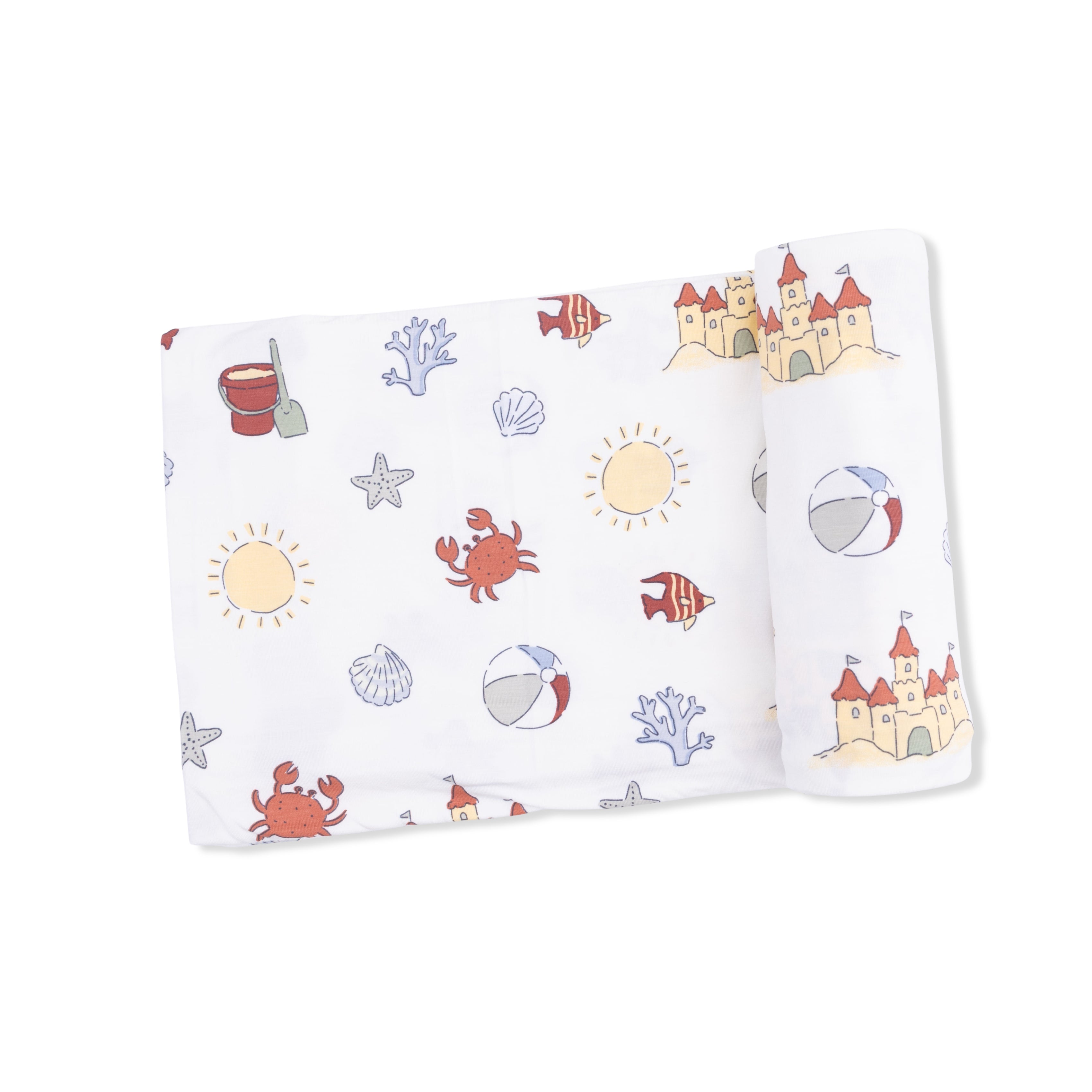 Sunny Sandcastles - Swaddle Blanket-Angel Dear