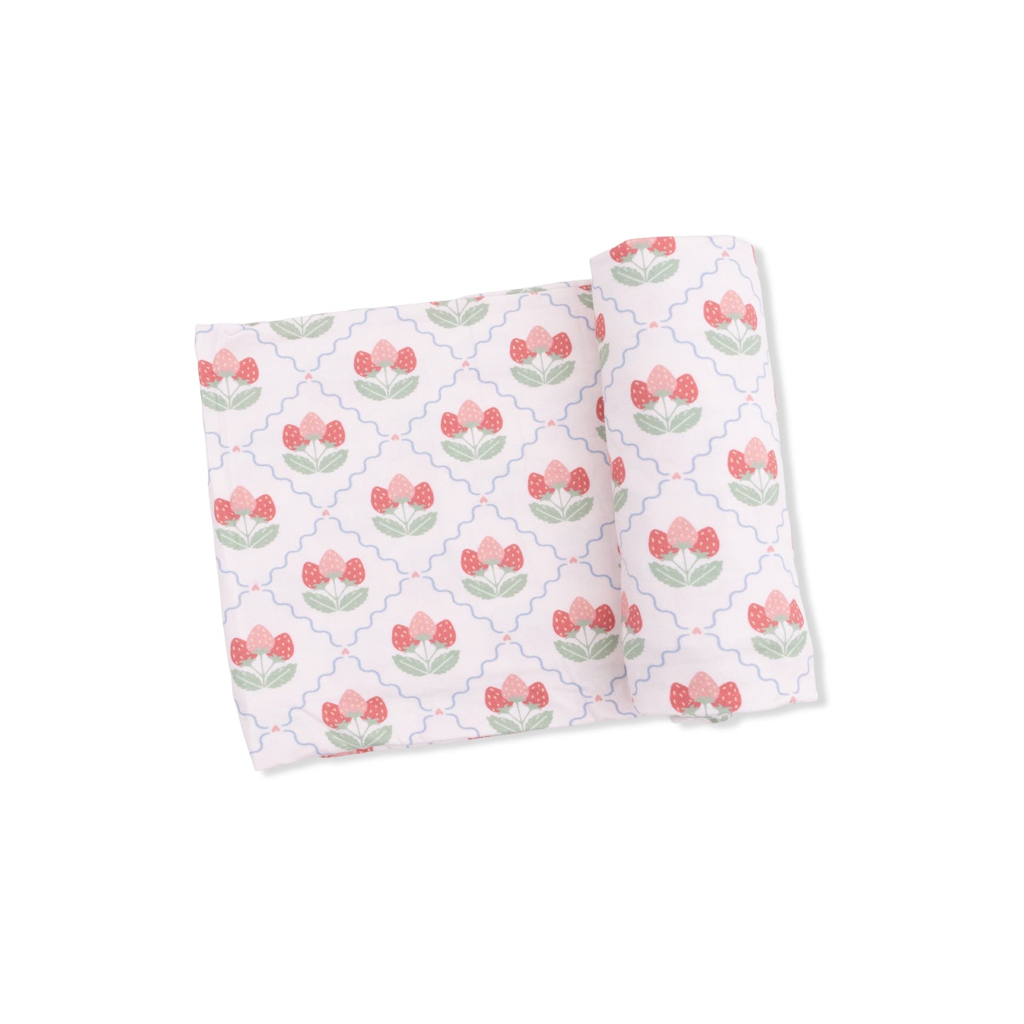 Sweet Strawberries - Swaddle Blanket-Angel Dear
