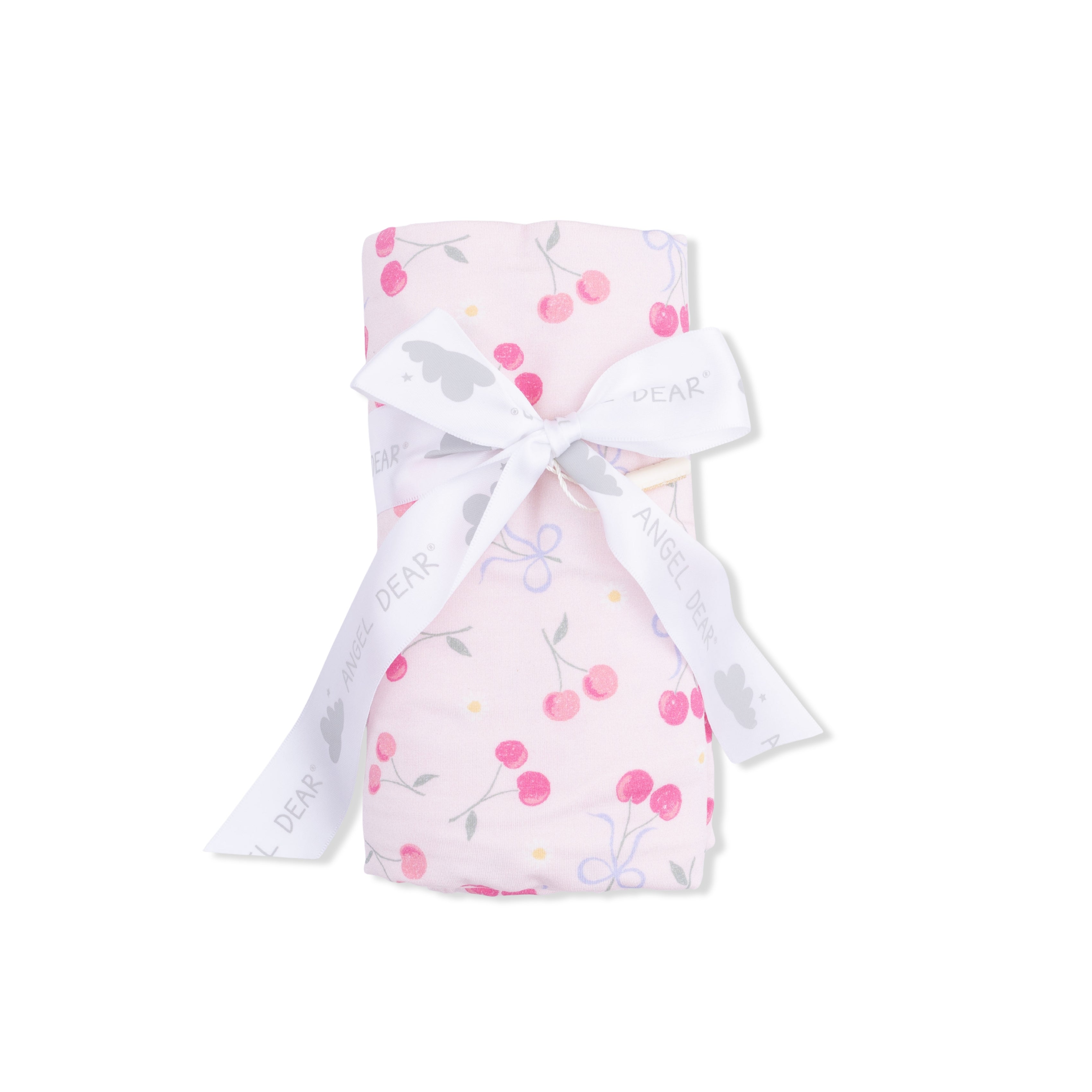 Sweet Bow Cherries - Swaddle Blanket-Angel Dear