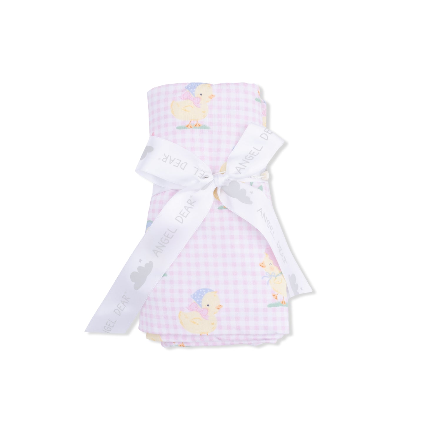Vintage Spring Ducklings Pink - Swaddle Blanket-Angel Dear
