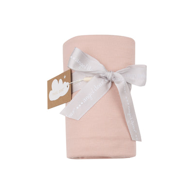 Swaddle Blanket - Basic - Solid Pale Blush-Angel Dear