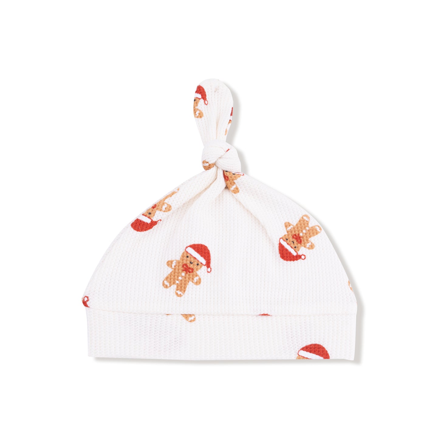 Knotted Hat in our  Gingerbread print from Angel Dear