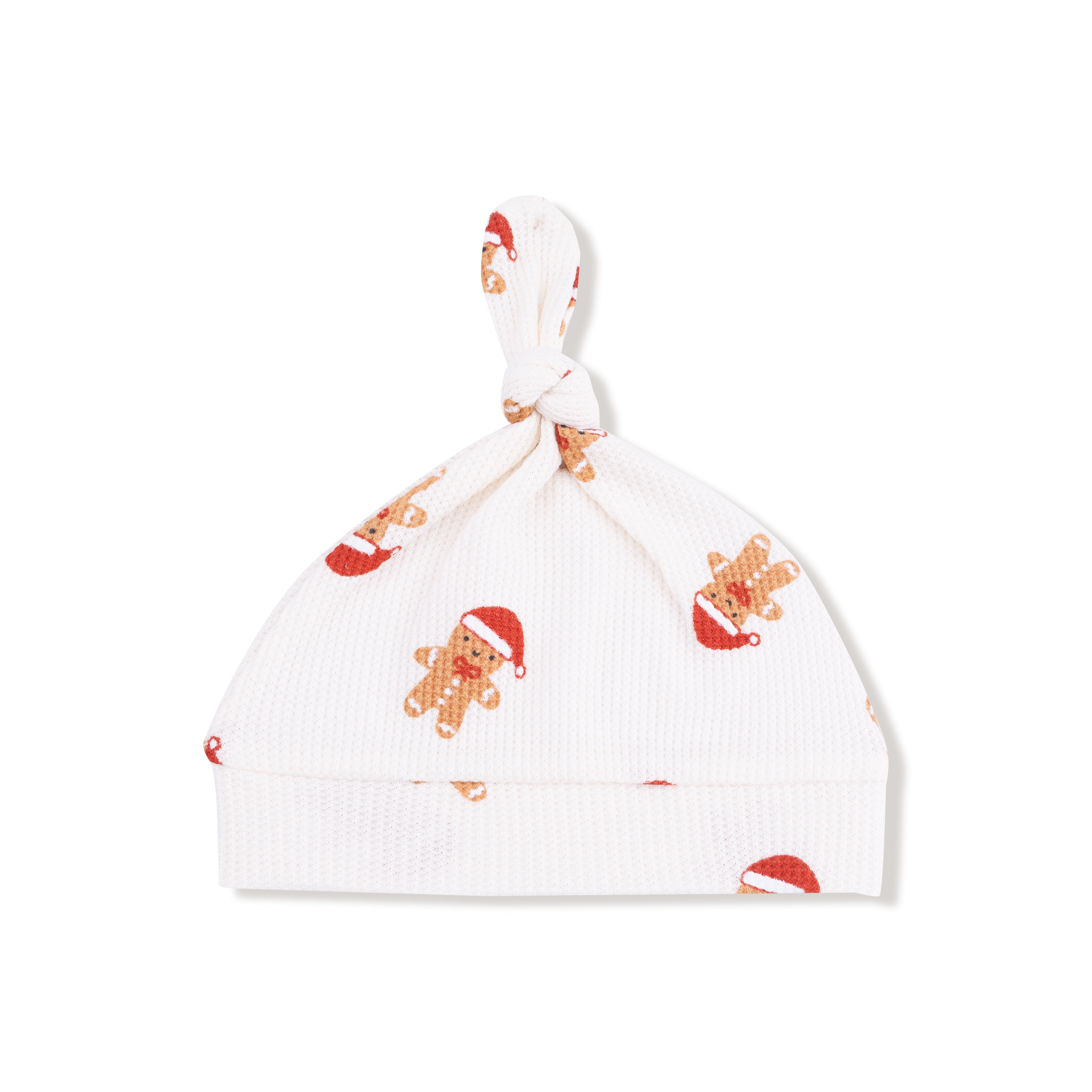 Knotted Hat in our  Gingerbread print from Angel Dear