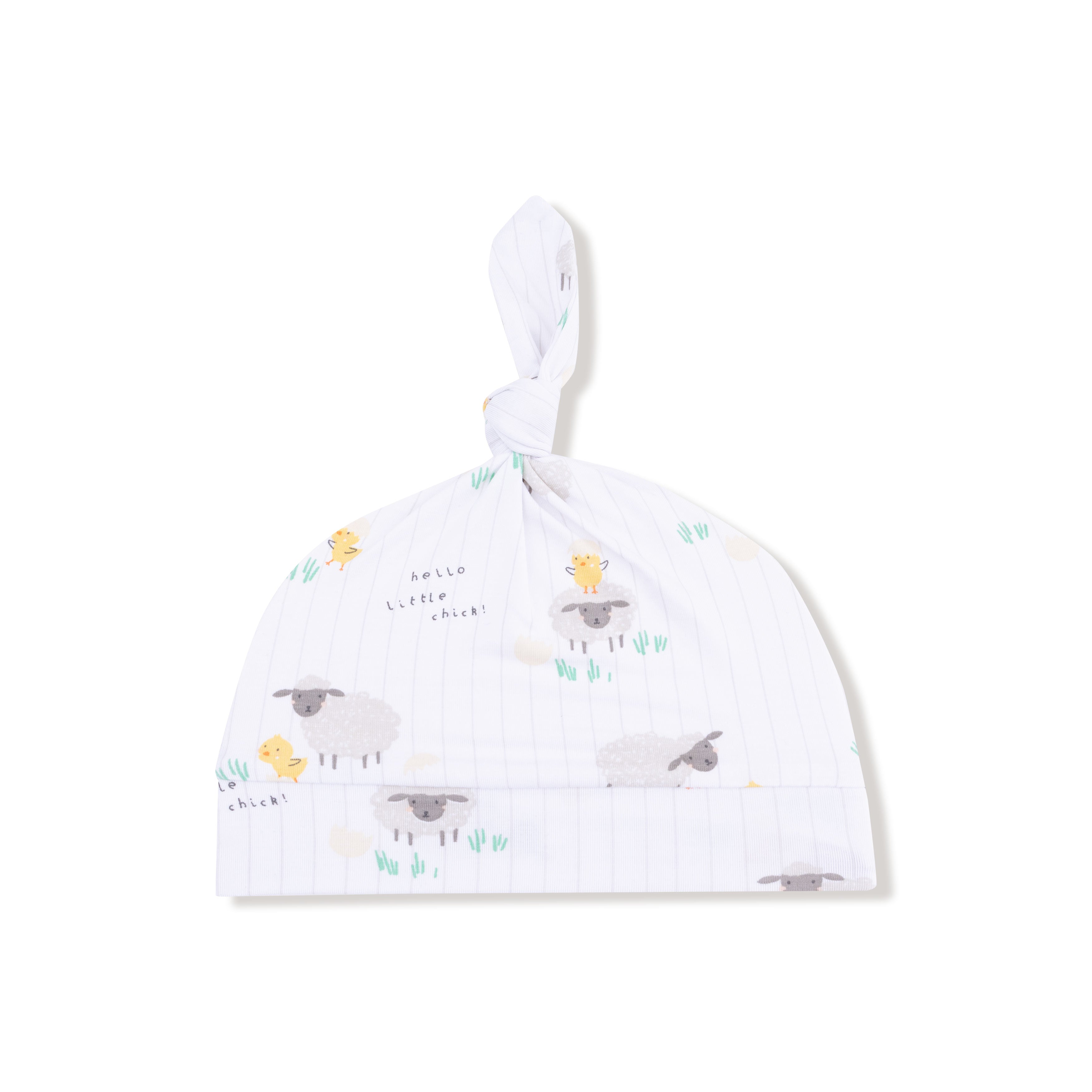 Knotted Hat in our  Just Hatched - Unisex print from Angel Dear
