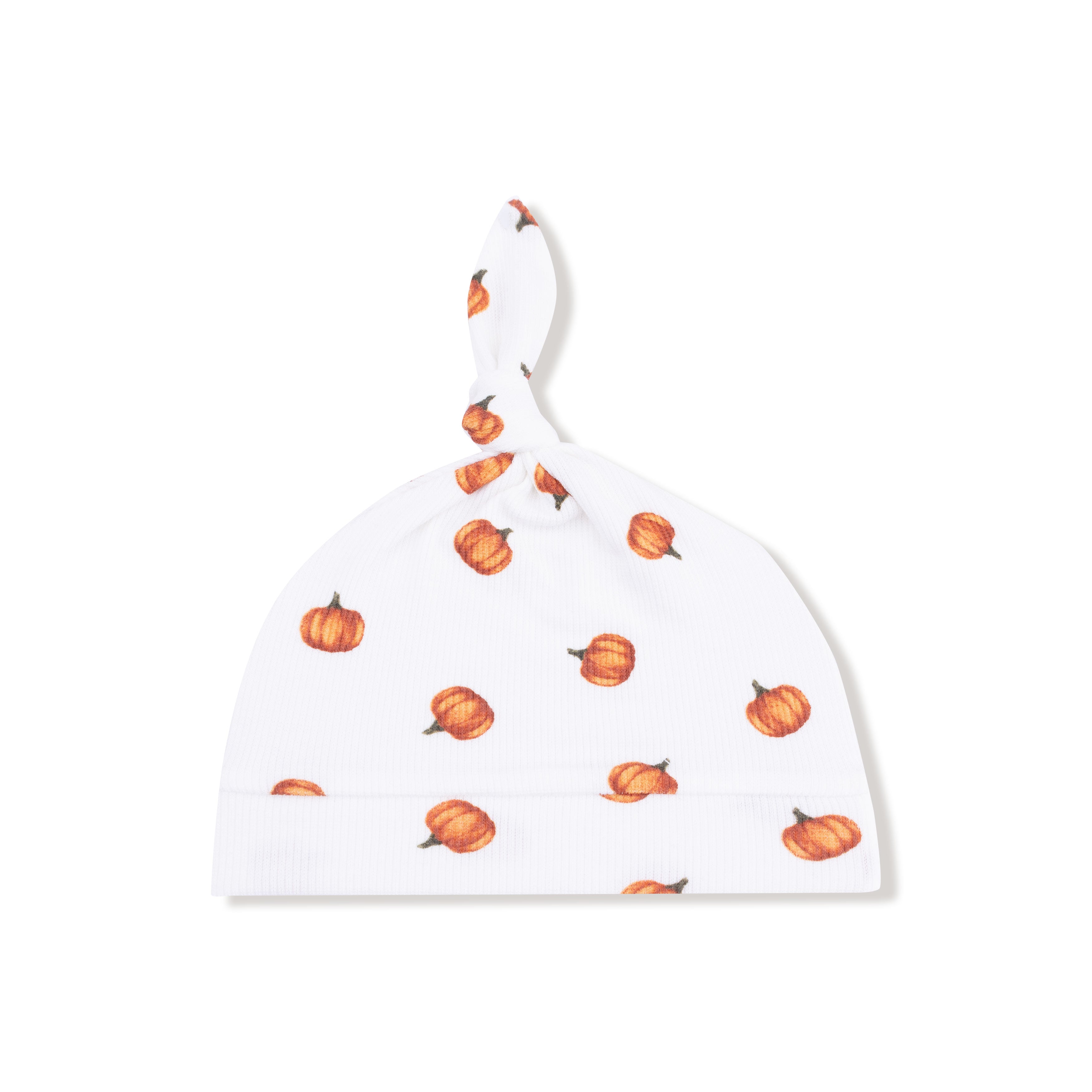 Knotted Hat in our  Little Pumpkins print from Angel Dear