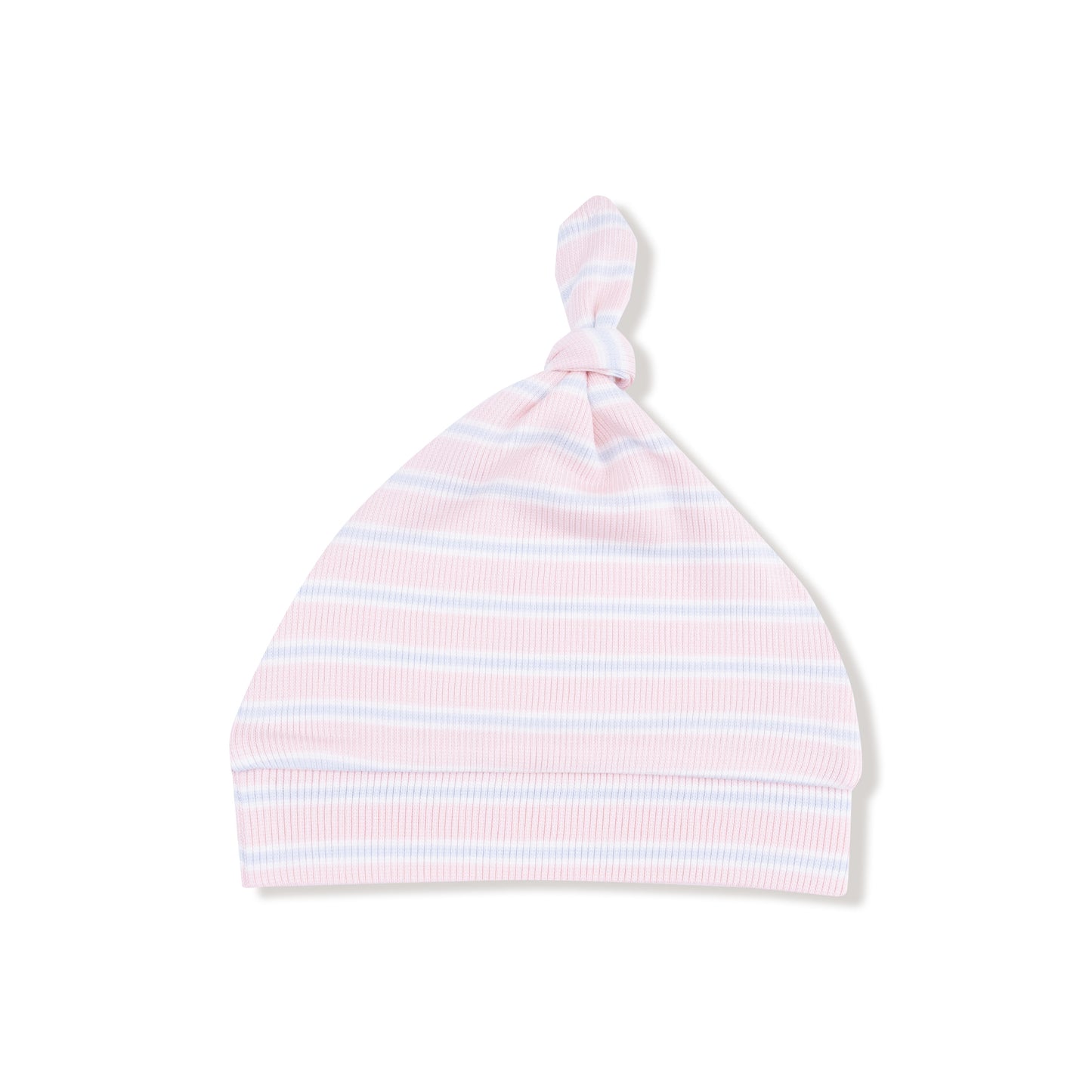 Knotted Hat in our Multi Stripe - Pink print from Angel Dear
