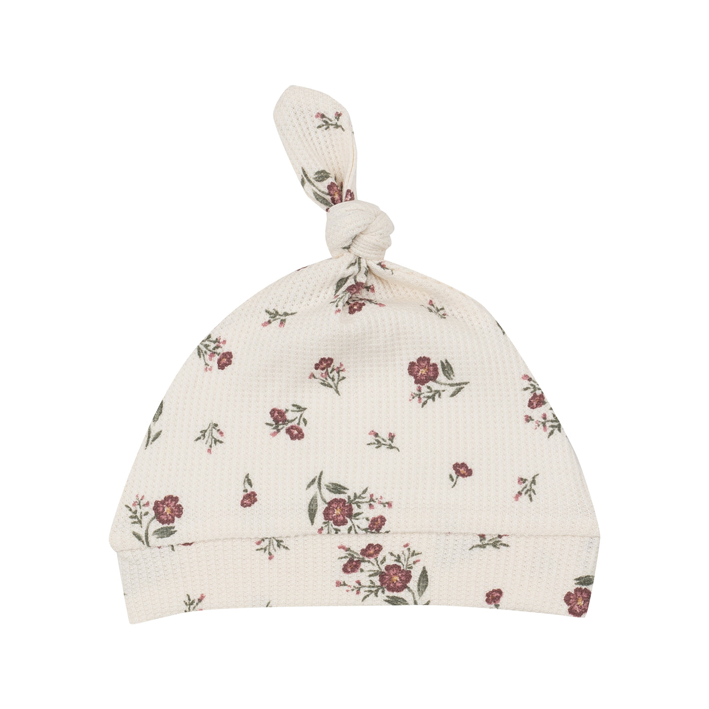 Knotted Hat - Misty Rose Floral-Angel Dear