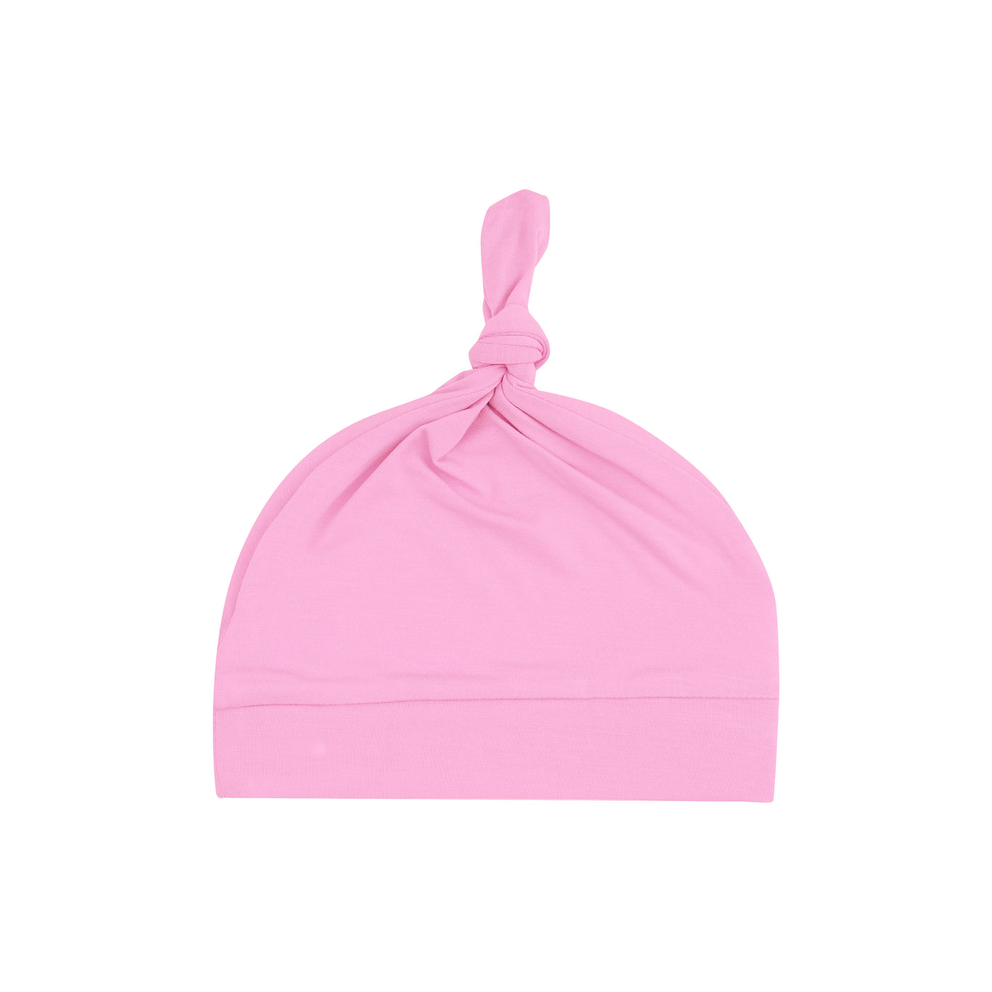 Knotted Hat - Solid Begonia Pink