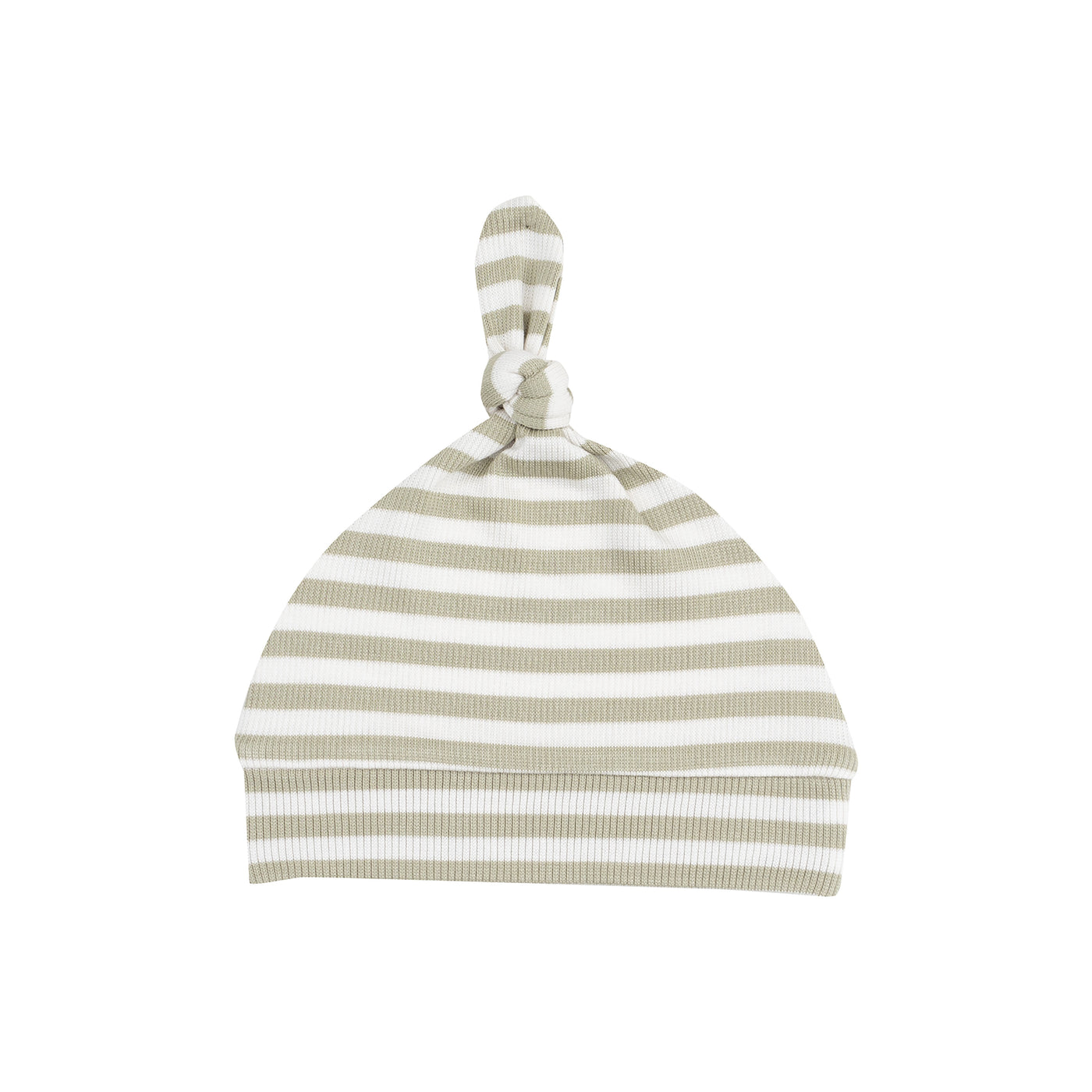 Knotted Hat - Stripe Sage