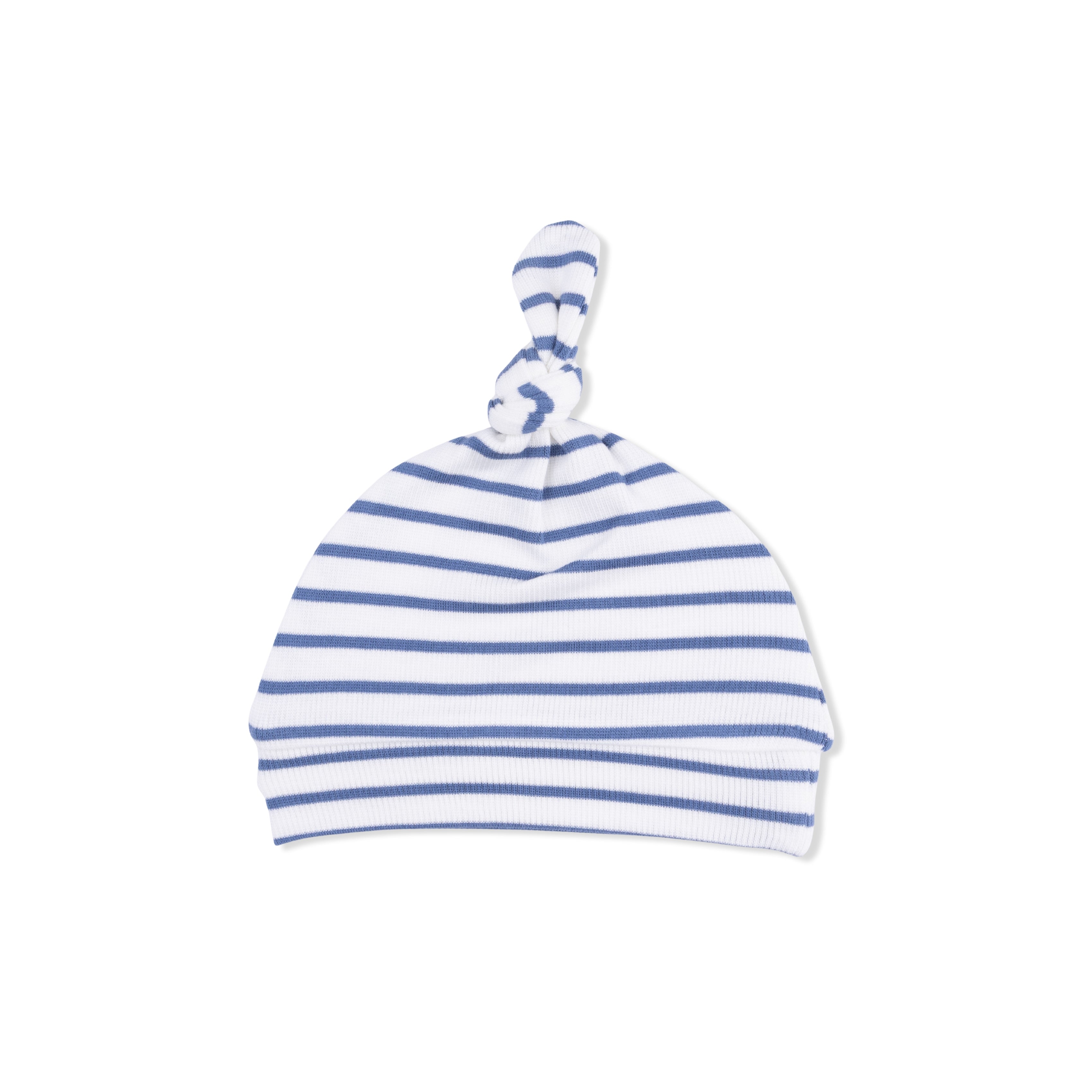 Navy Stripe - Knotted Hat-Angel Dear