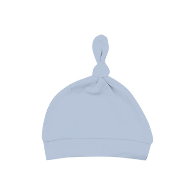 Knotted Hat - Solid Subdued Blue-Angel Dear