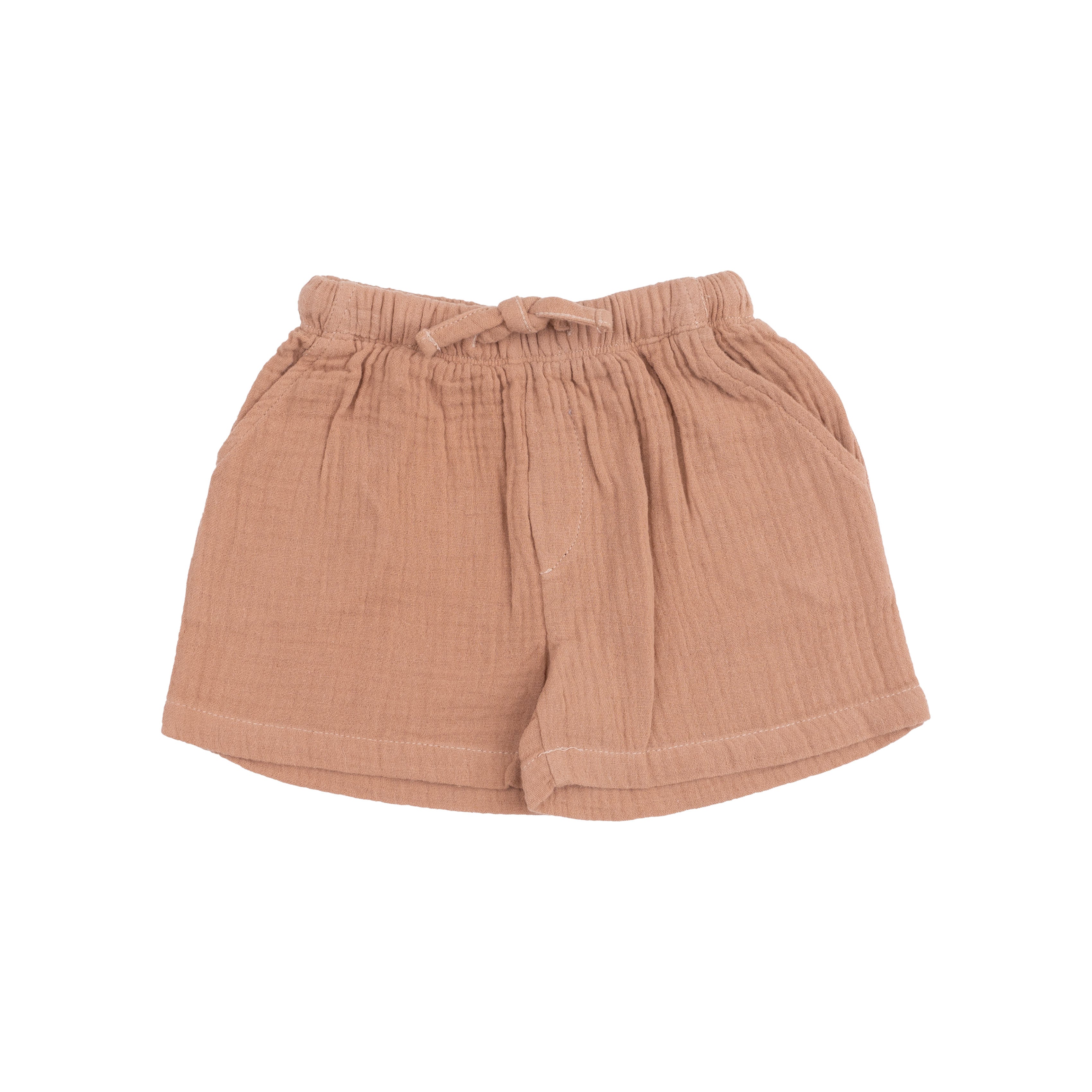Short - Solid Muslin Camel-Angel Dear