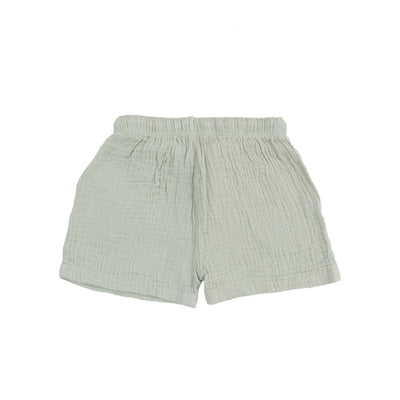 Short - Solid Muslin Desert Green