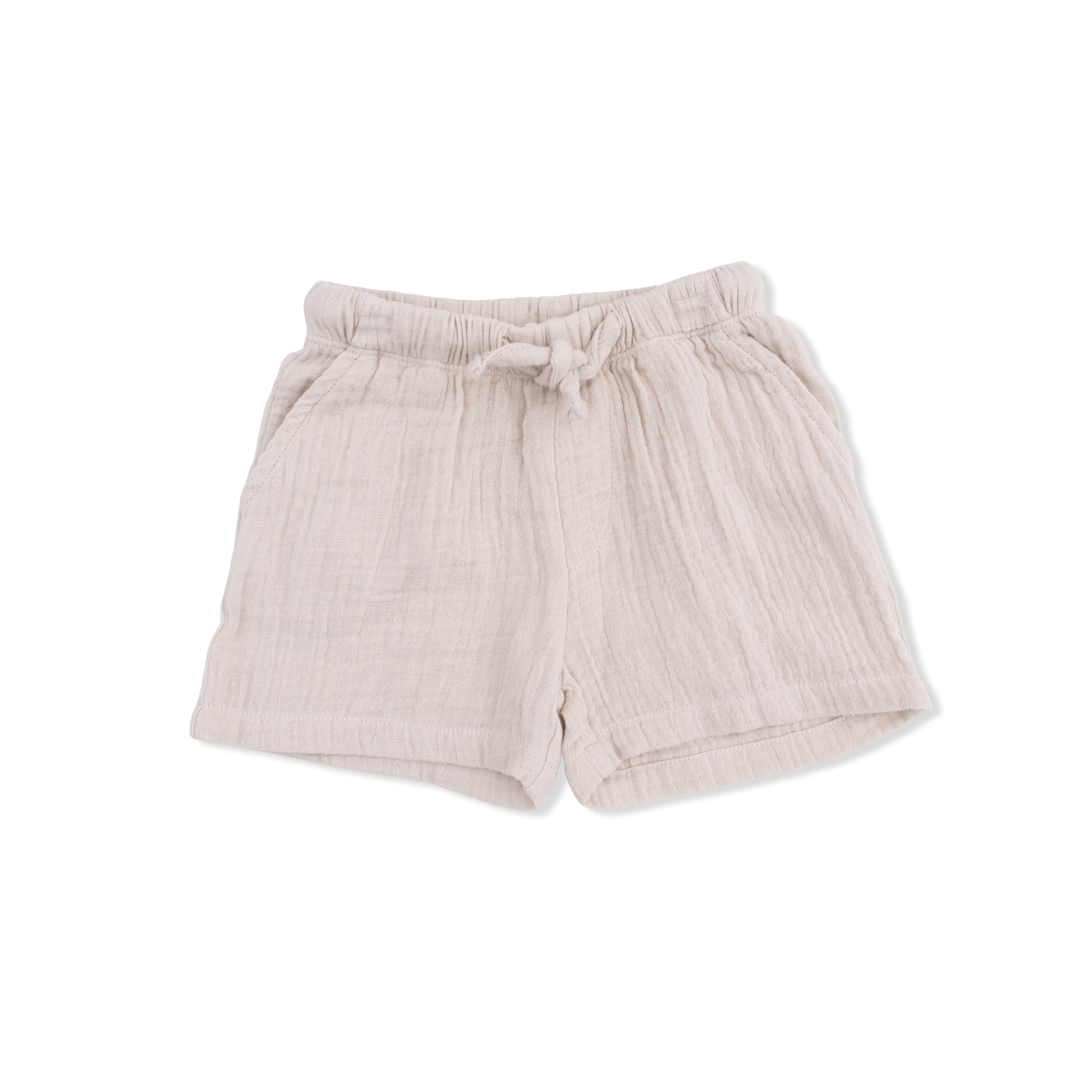 Solid Muslin French Oak - Casual Short-Angel Dear