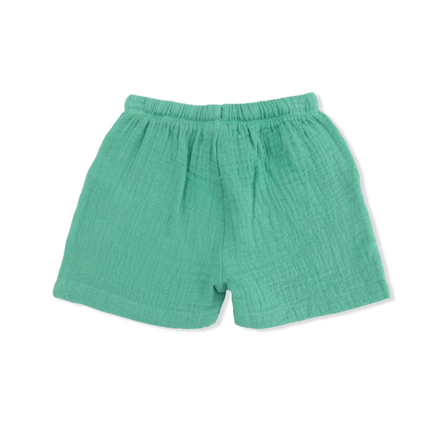 Solid Muslin Ming Green - Casual Short-Angel Dear