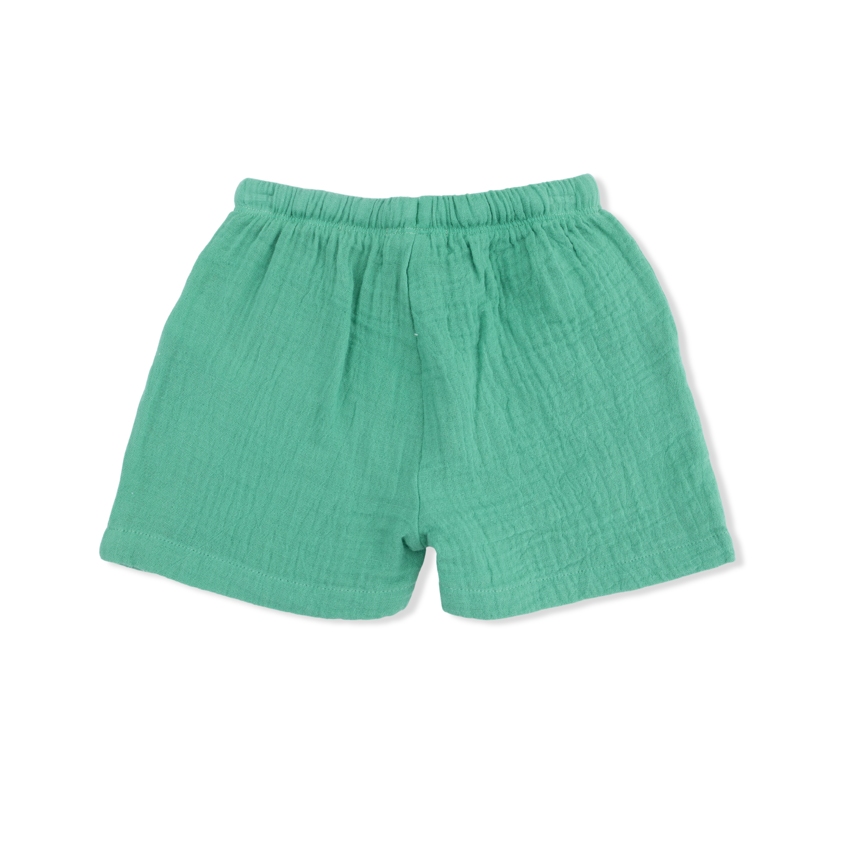 Solid Muslin Ming Green - Casual Short-Angel Dear