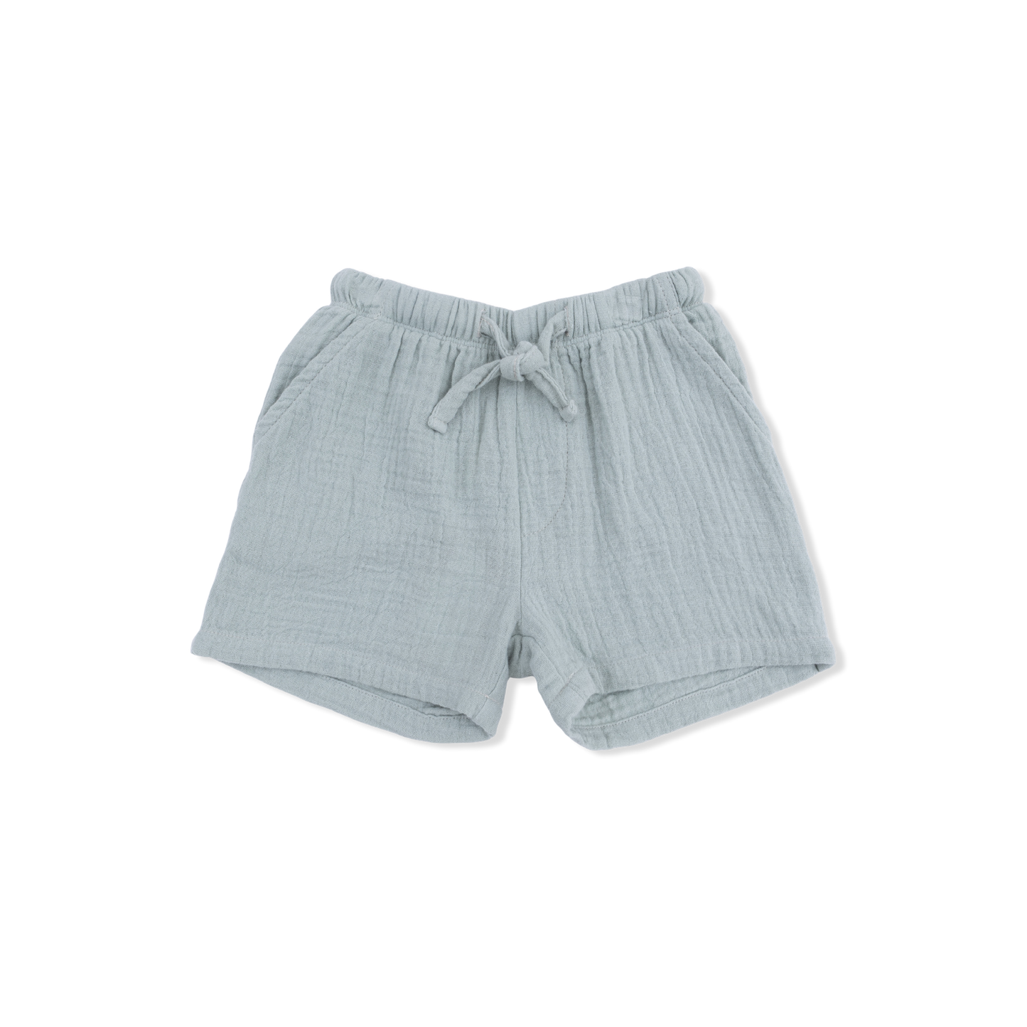 Solid Muslin Jadeite - Casual Short-Angel Dear