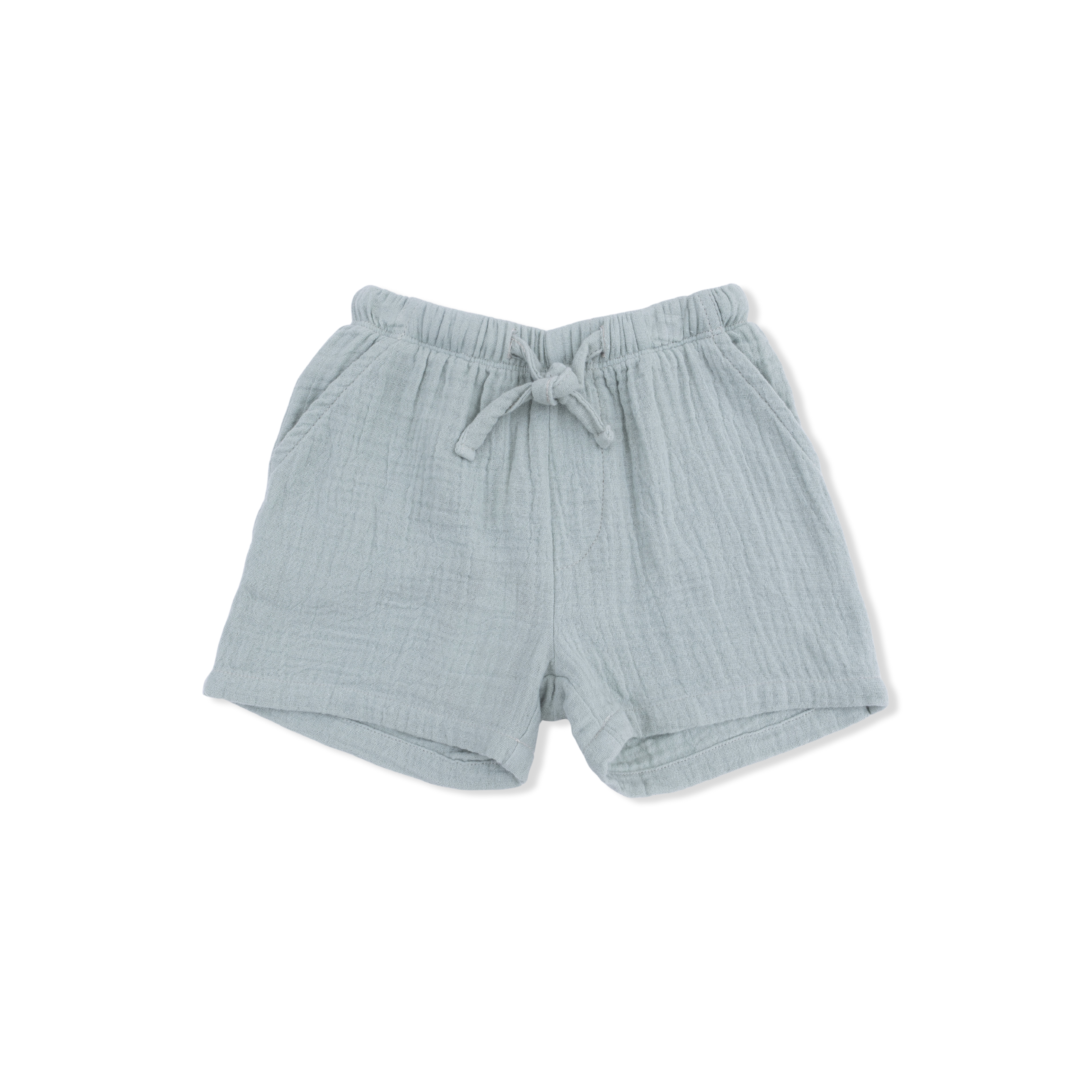 Solid Muslin Jadeite - Casual Short-Angel Dear