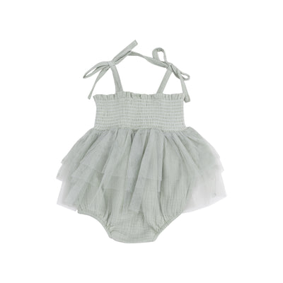 Tutu Bubble - Solid Muslin Desert Green