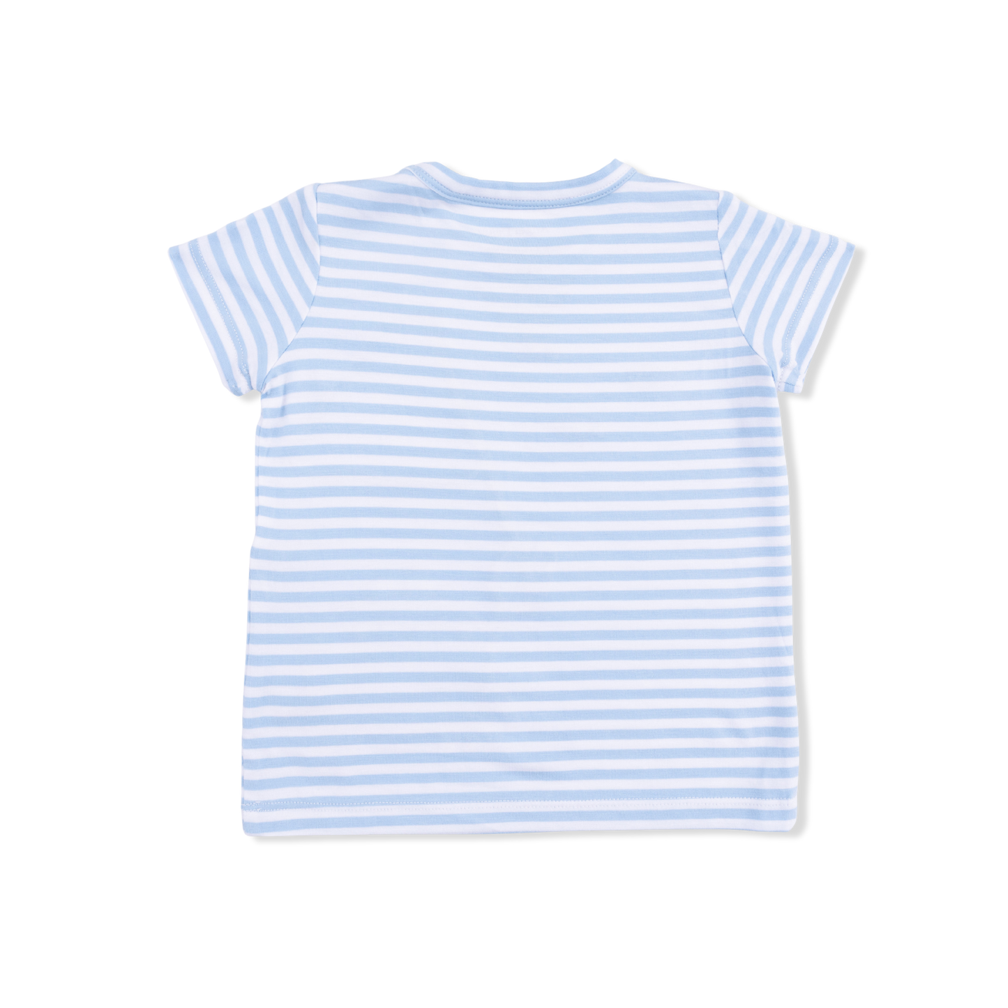 Sailor Sea Creatures Appliques - Crew Neck Tee with Cargo Short & Oceana Bucket Hat-Angel Dear