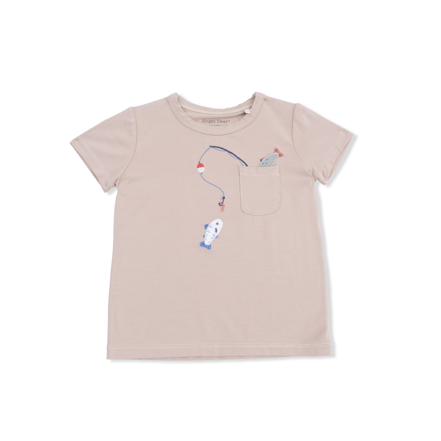 Gone Fishing - Crew Neck Tee with Cargo Short-Angel Dear