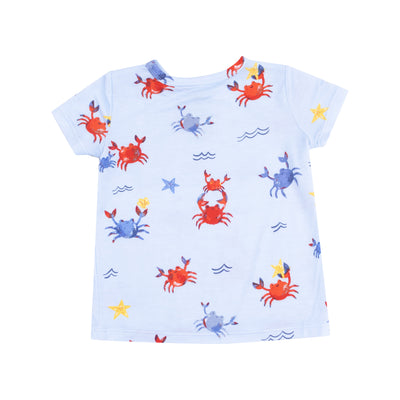 Crew Neck Tee and Short - Crayon Crabs