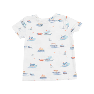 Crew Neck Tee and Short - Bubbly Tugboats