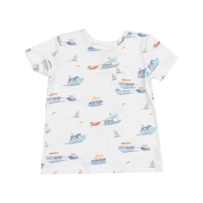 Crew Neck Tee and Short - Bubbly Tugboats